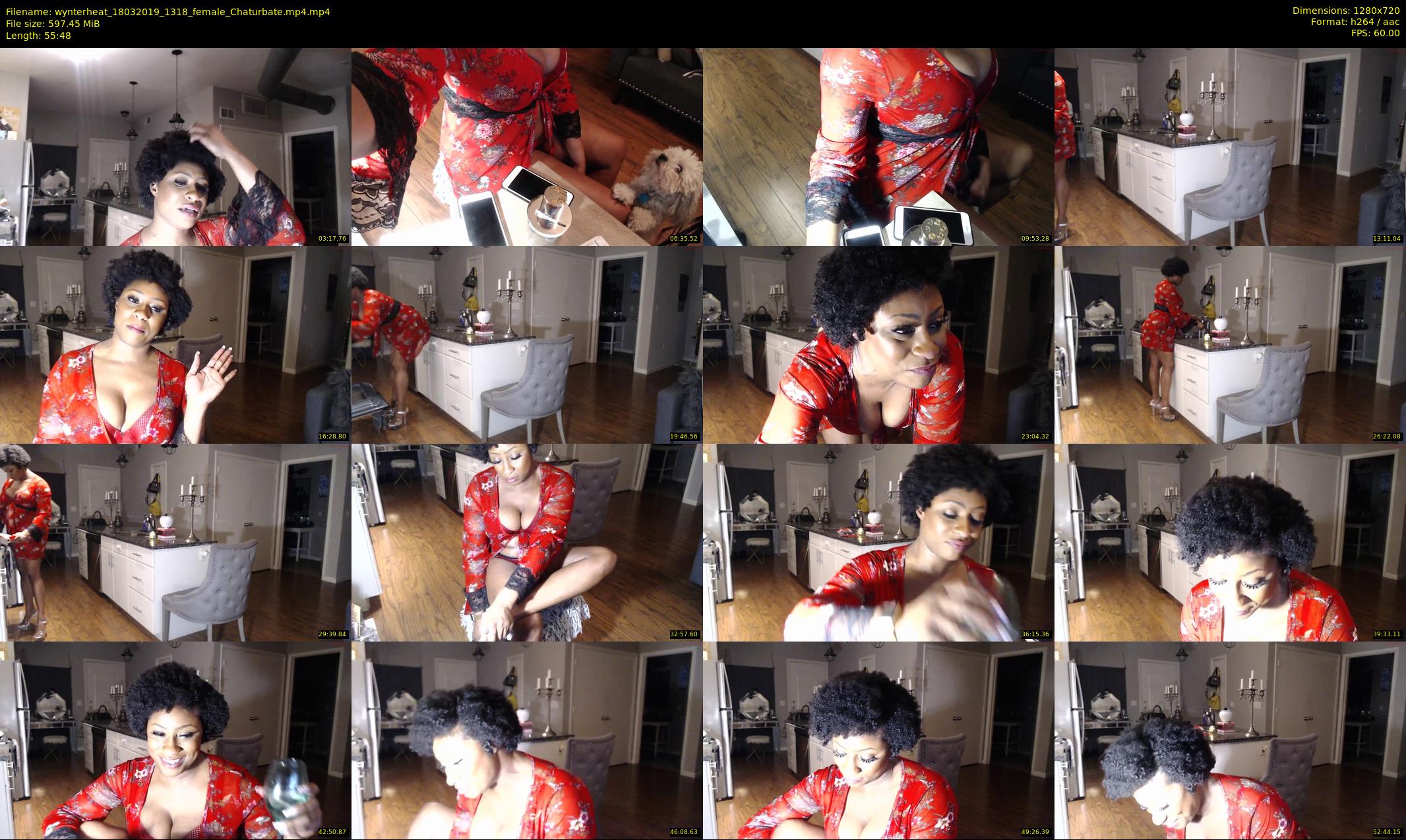 wynterheat — 56 minute Chaturbate female cam show recording, 720p, Mar 18, 2019