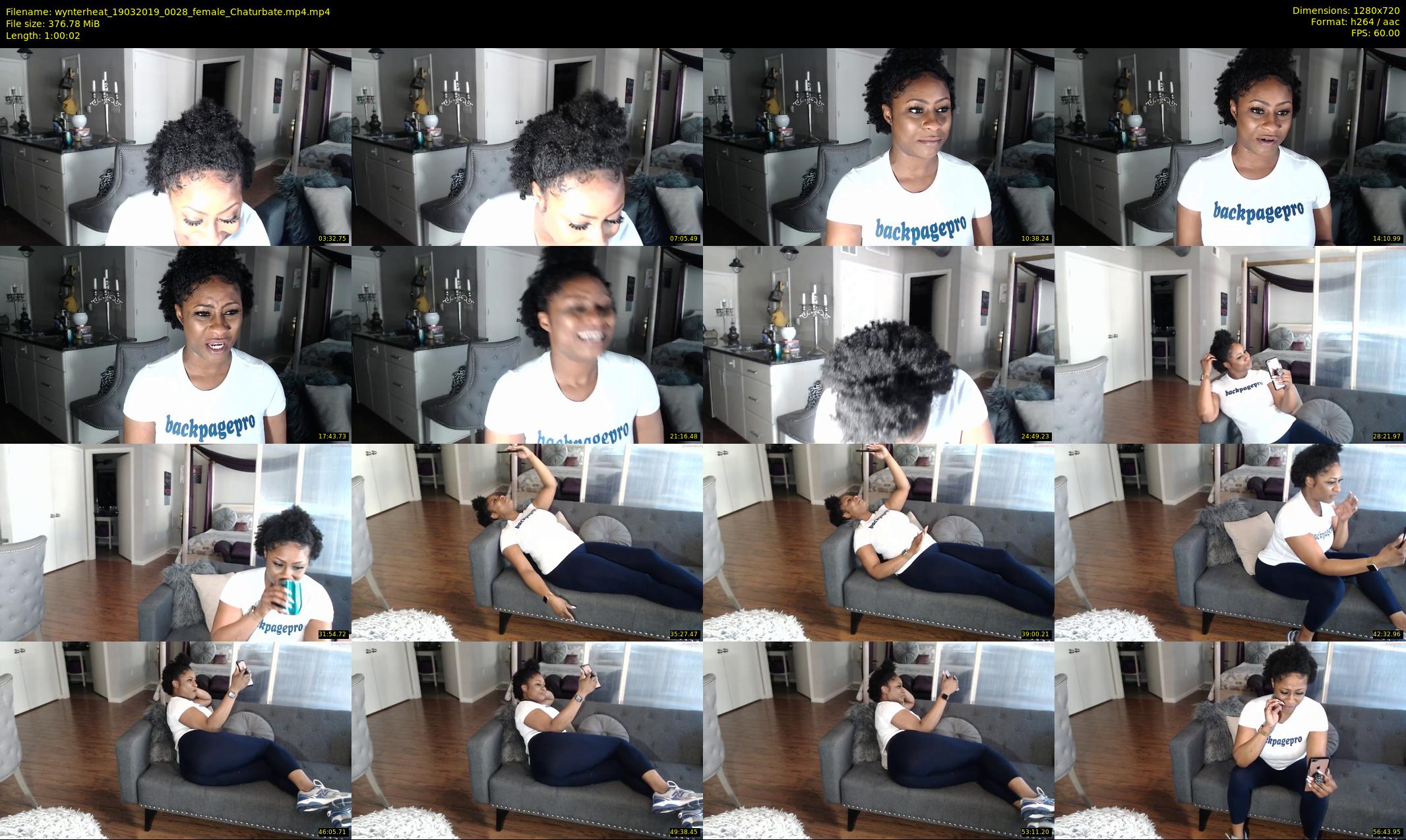 wynterheat — 61 minute Chaturbate female cam show recording, 720p, Mar 19, 2019