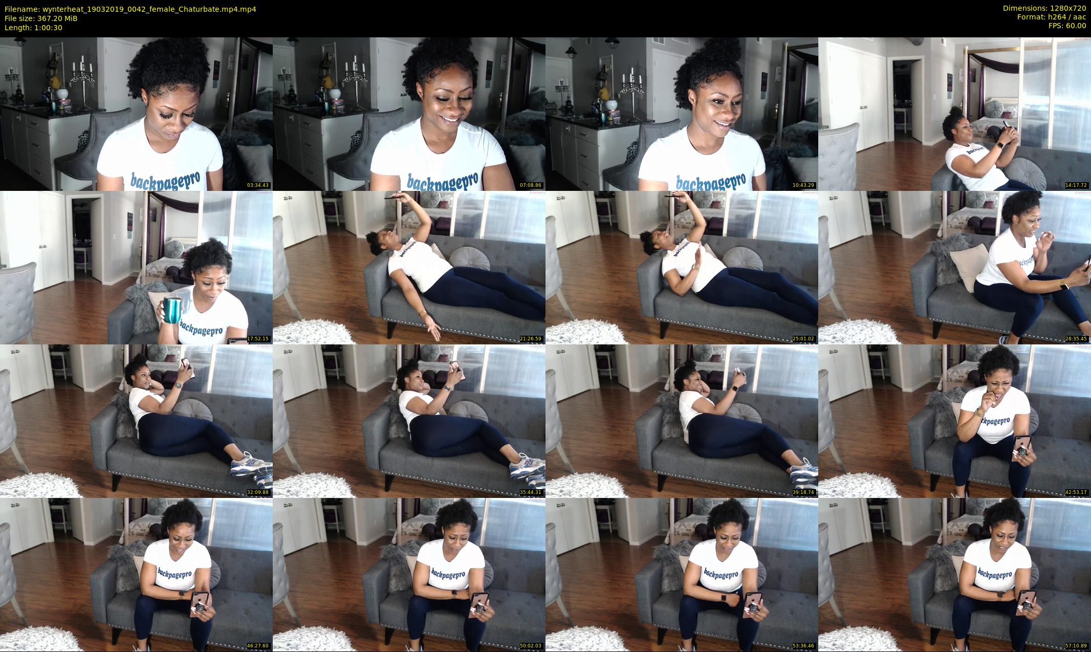 wynterheat — 61 minute Chaturbate female cam show recording, 720p, Mar 19, 2019