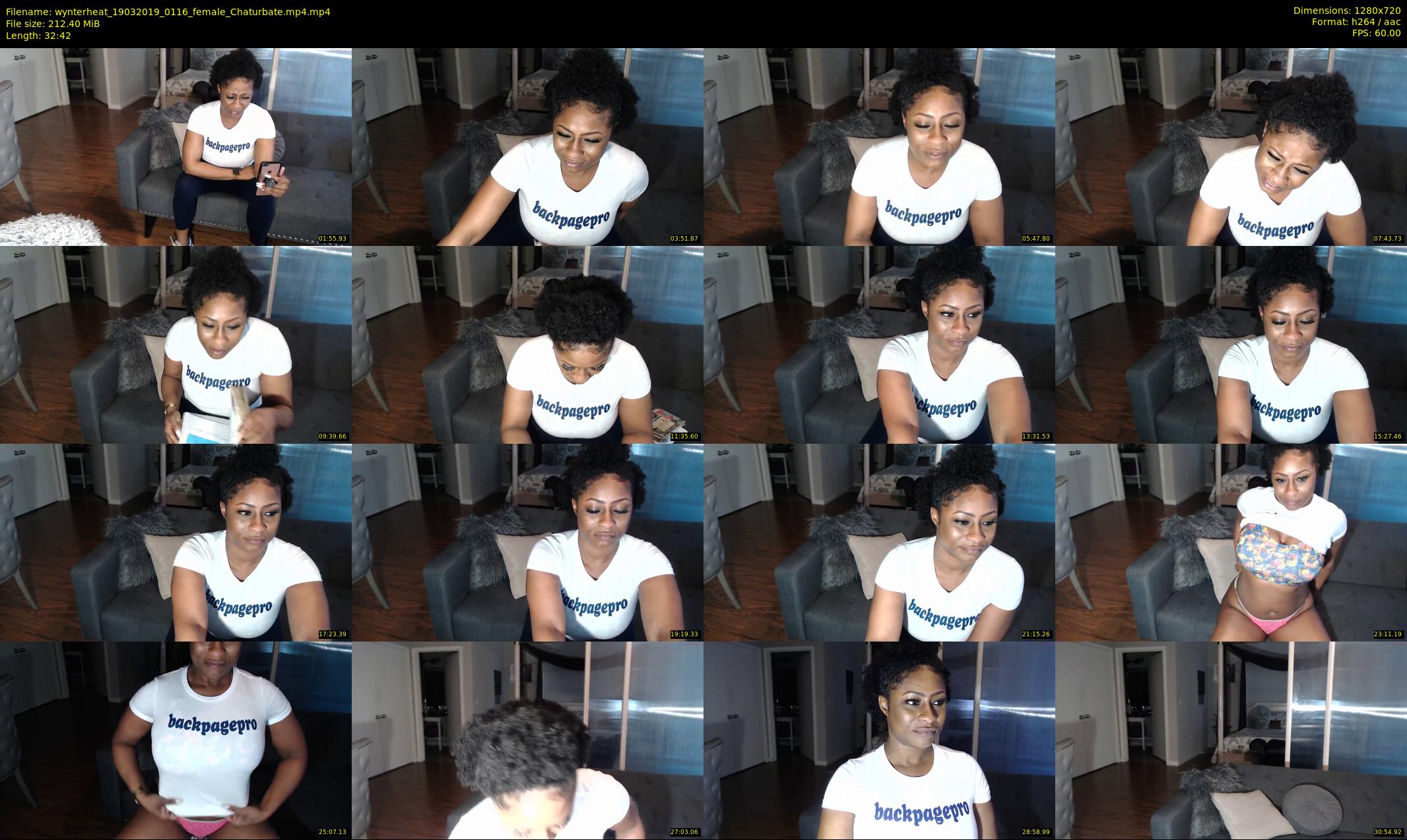 wynterheat — 33 minute Chaturbate female cam show recording, 720p, Mar 19, 2019
