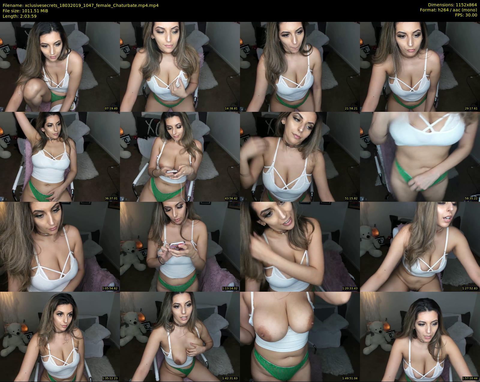 xclusivesecrets — 124 minute Chaturbate female cam show recording, 720p, Mar 18, 2019