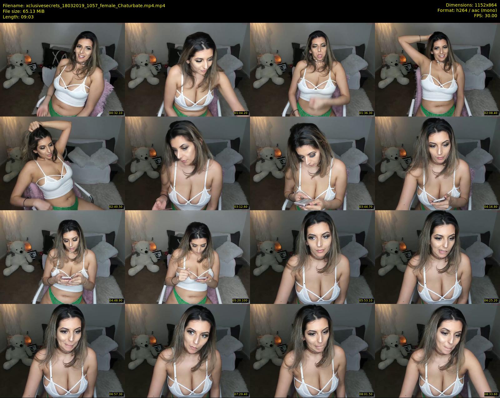 xclusivesecrets — 10 minute Chaturbate female cam show recording, 720p, Mar 18, 2019