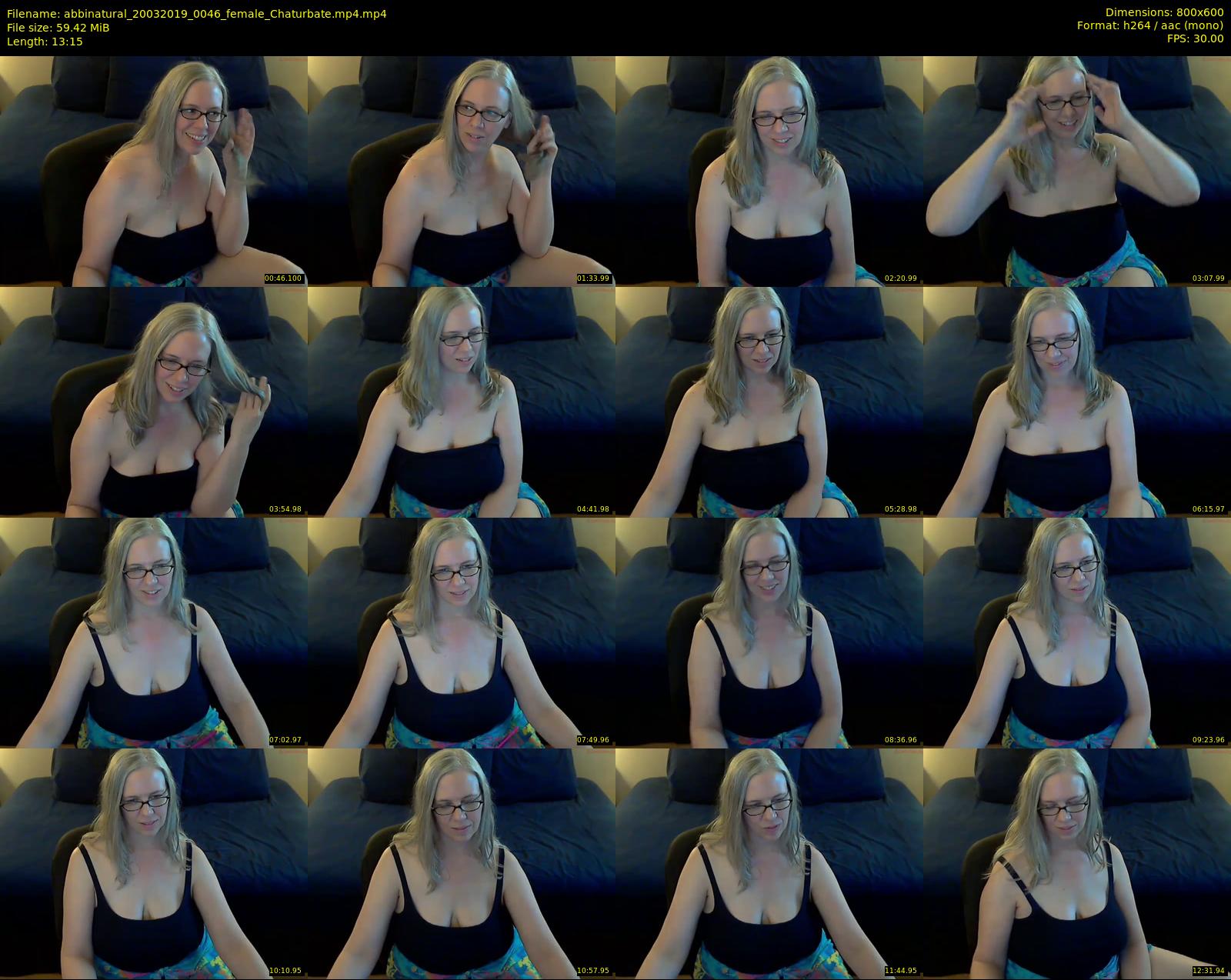 abbinatural — 14 minute Chaturbate female cam show recording, 480p, Mar 20, 2019