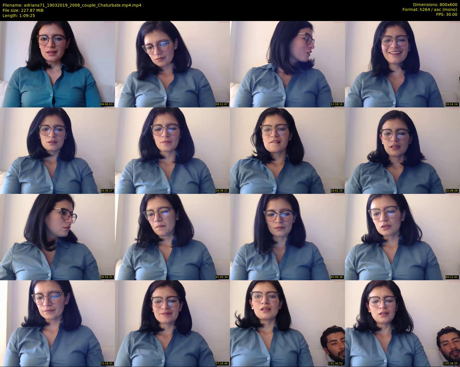 adriana71 — 70 minute Chaturbate couple cam show recording, 480p, Mar 19, 2019