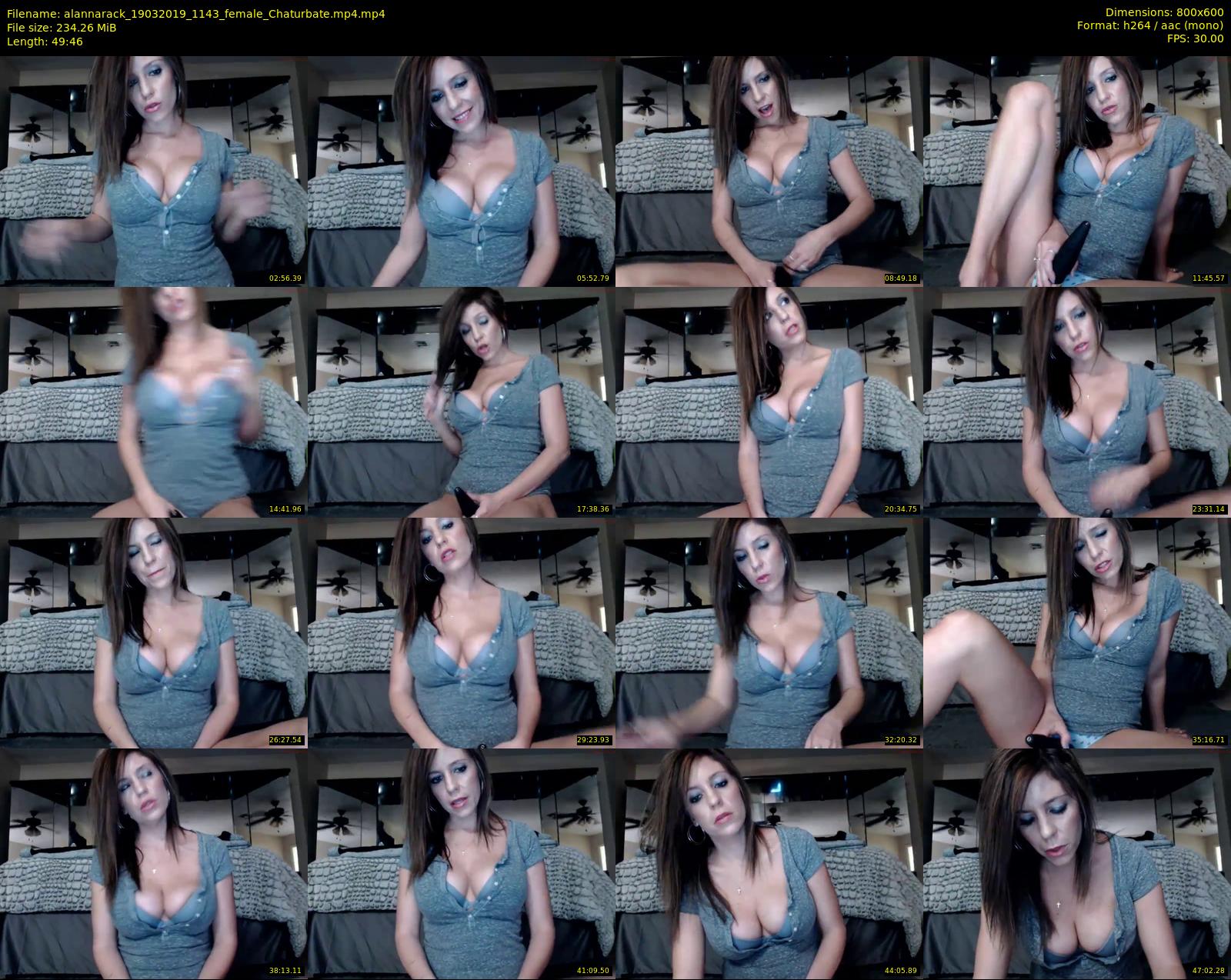 alannarack — 50 minute Chaturbate female cam show recording, 480p, Mar 19, 2019