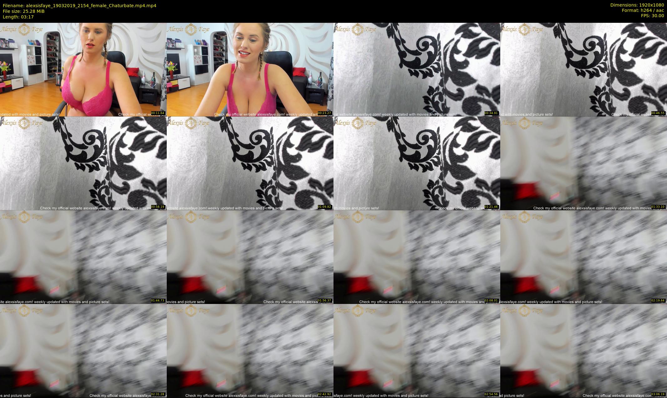 alexsisfaye — 4 minute Chaturbate female cam show recording, 1080p, Mar 19, 2019