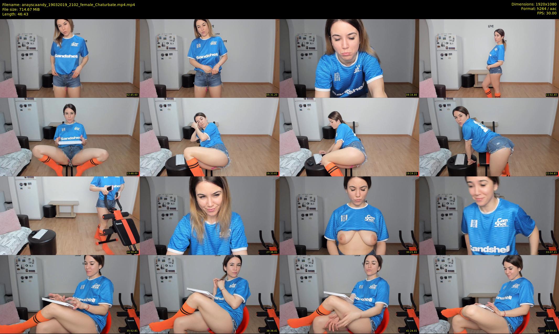 anayscaandy — 47 minute Chaturbate female cam show recording, 1080p, Mar 19, 2019