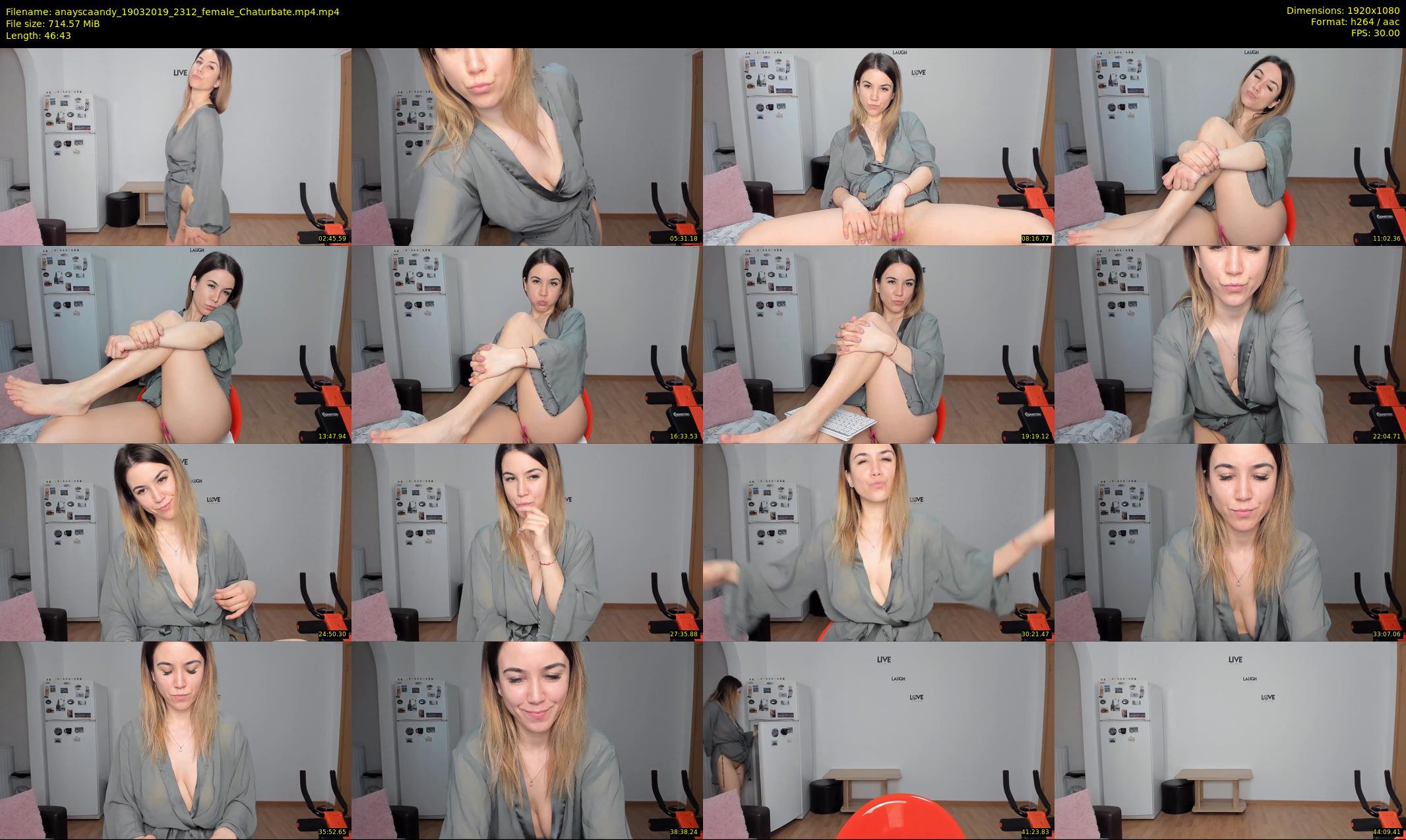anayscaandy — 47 minute Chaturbate female cam show recording, 1080p, Mar 19, 2019