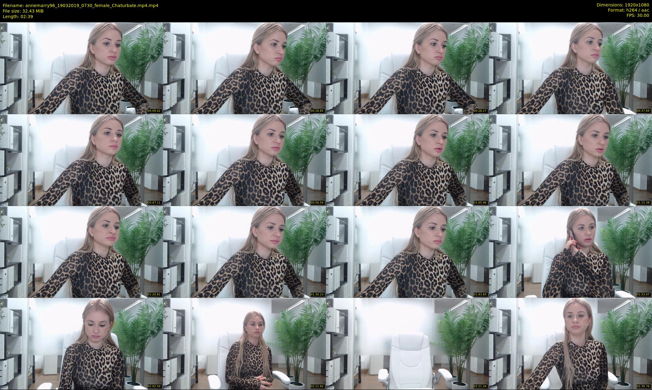annemarry96 — 3 minute Chaturbate female cam show recording, 1080p, Mar 19, 2019