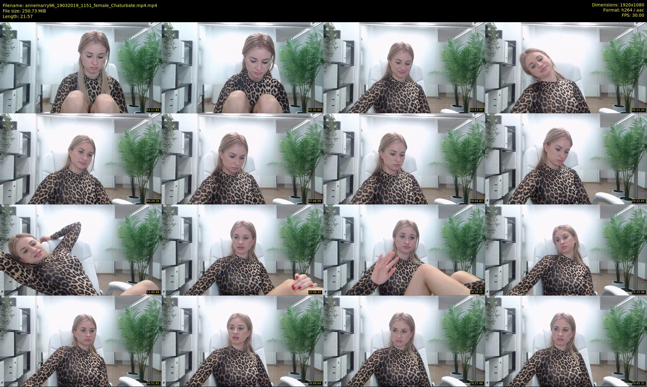 annemarry96 — 22 minute Chaturbate female cam show recording, 1080p, Mar 19, 2019