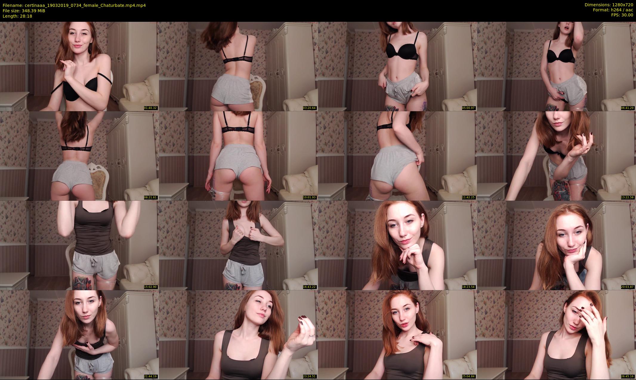 certinaaa — 29 minute Chaturbate female cam show recording, 720p, Mar 19, 2019