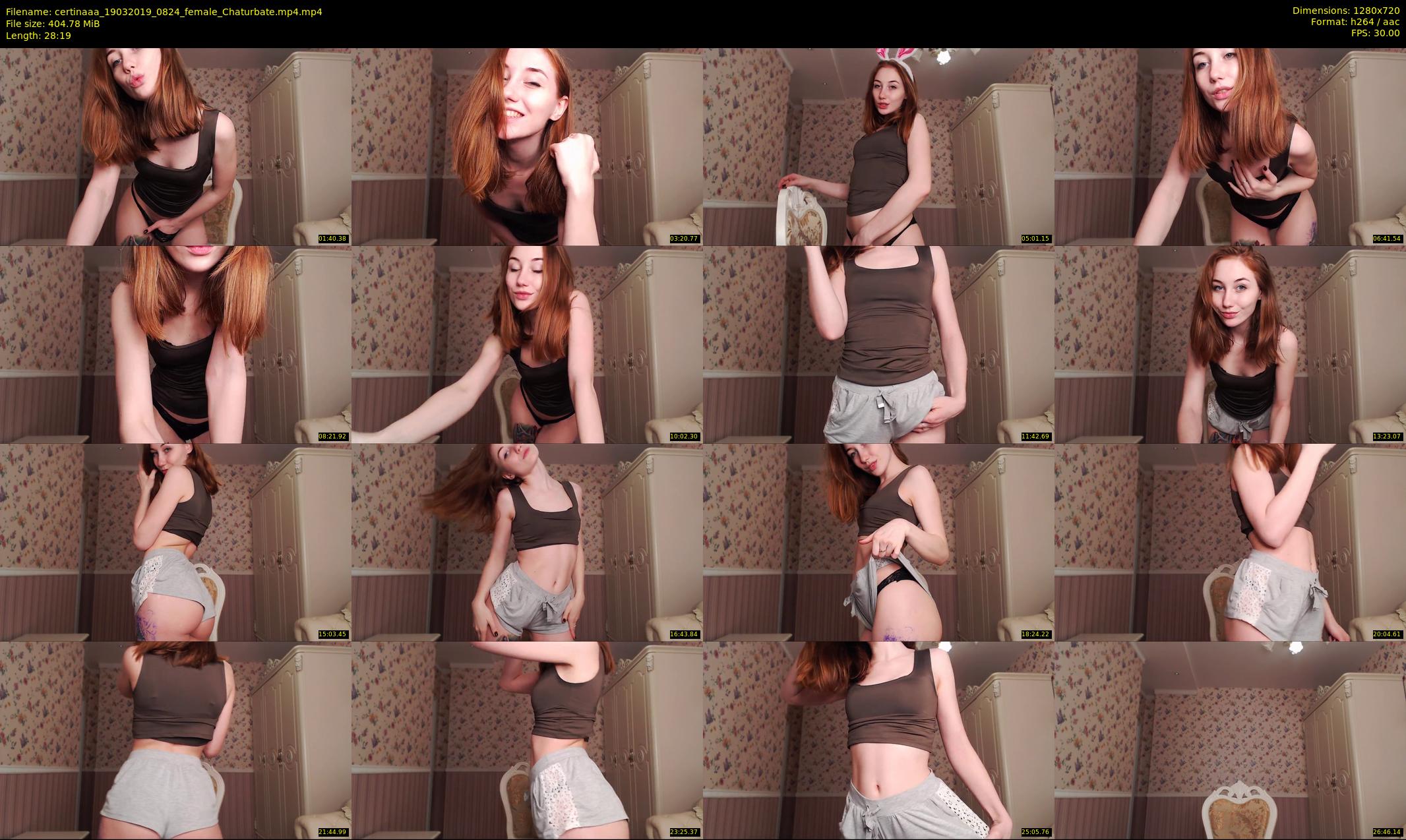 certinaaa — 29 minute Chaturbate female cam show recording, 720p, Mar 19, 2019