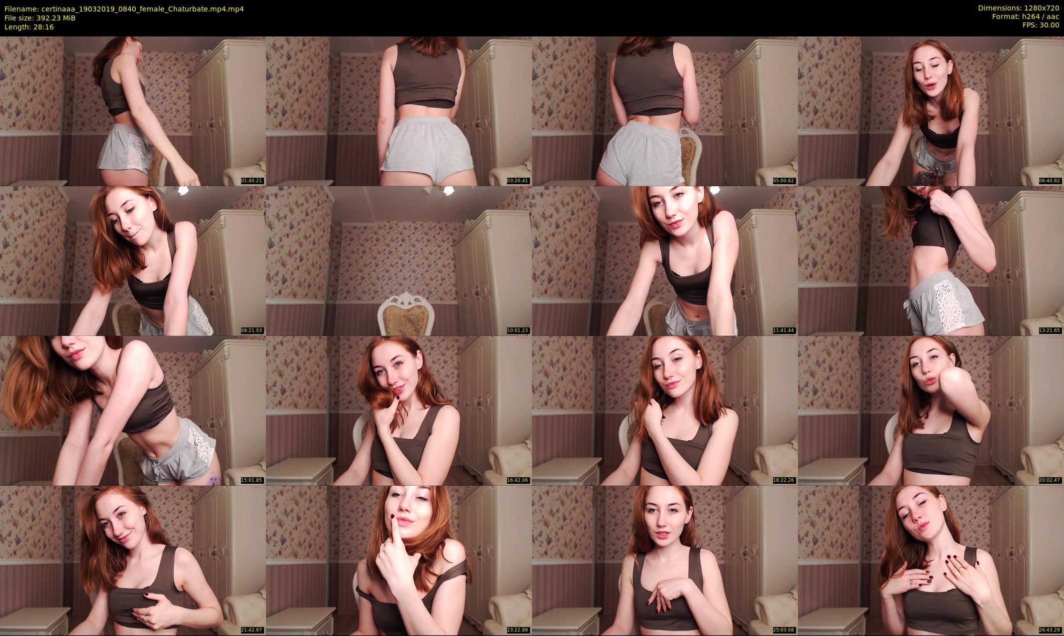 certinaaa — 29 minute Chaturbate female cam show recording, 720p, Mar 19, 2019