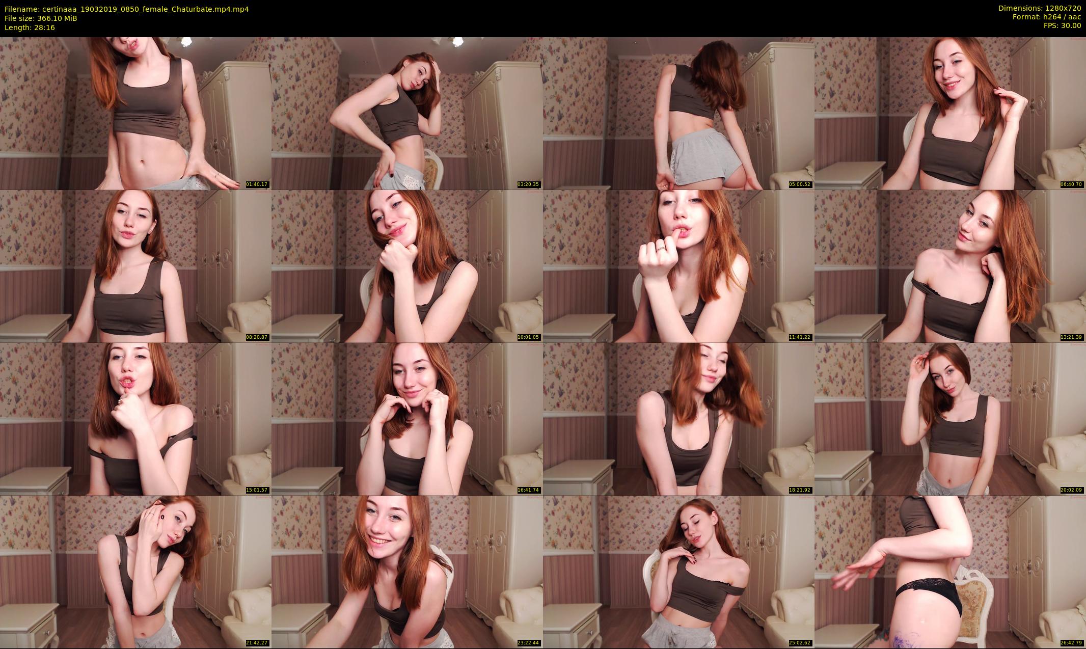 certinaaa — 29 minute Chaturbate female cam show recording, 720p, Mar 19, 2019