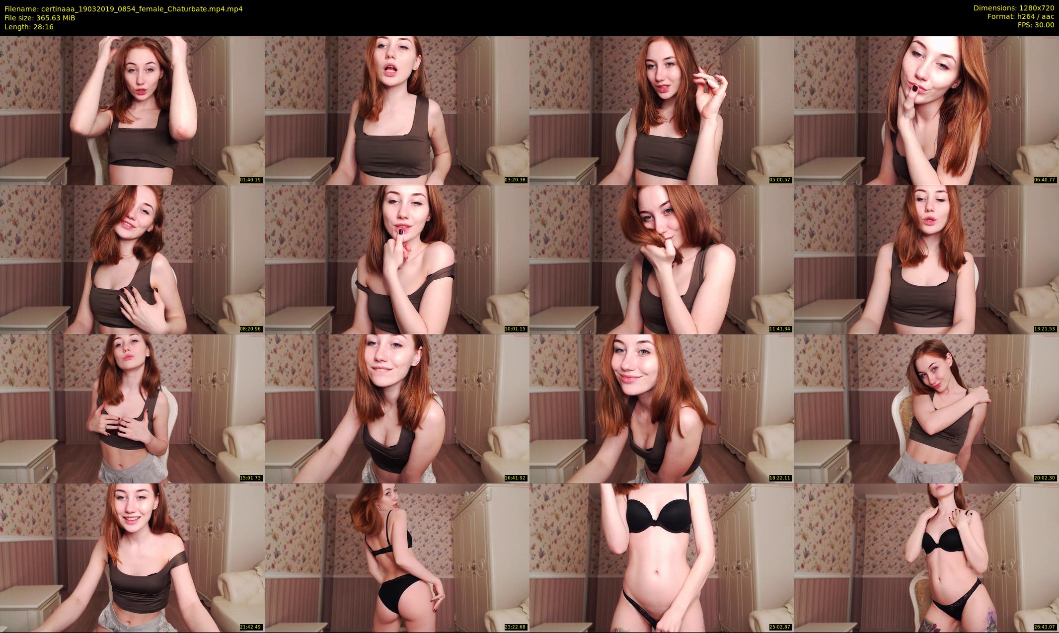 certinaaa — 29 minute Chaturbate female cam show recording, 720p, Mar 19, 2019