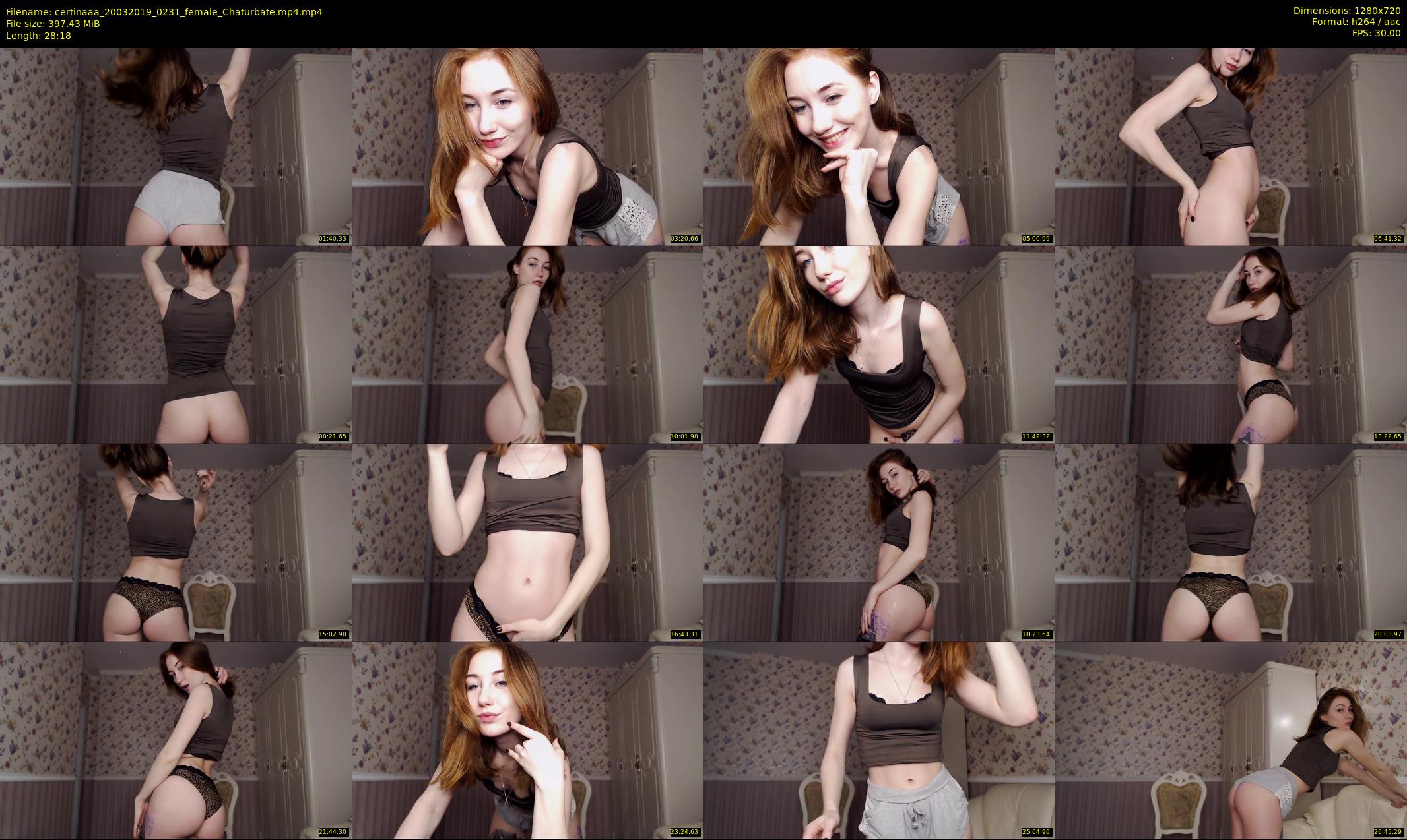 certinaaa — 29 minute Chaturbate female cam show recording, 720p, Mar 20, 2019