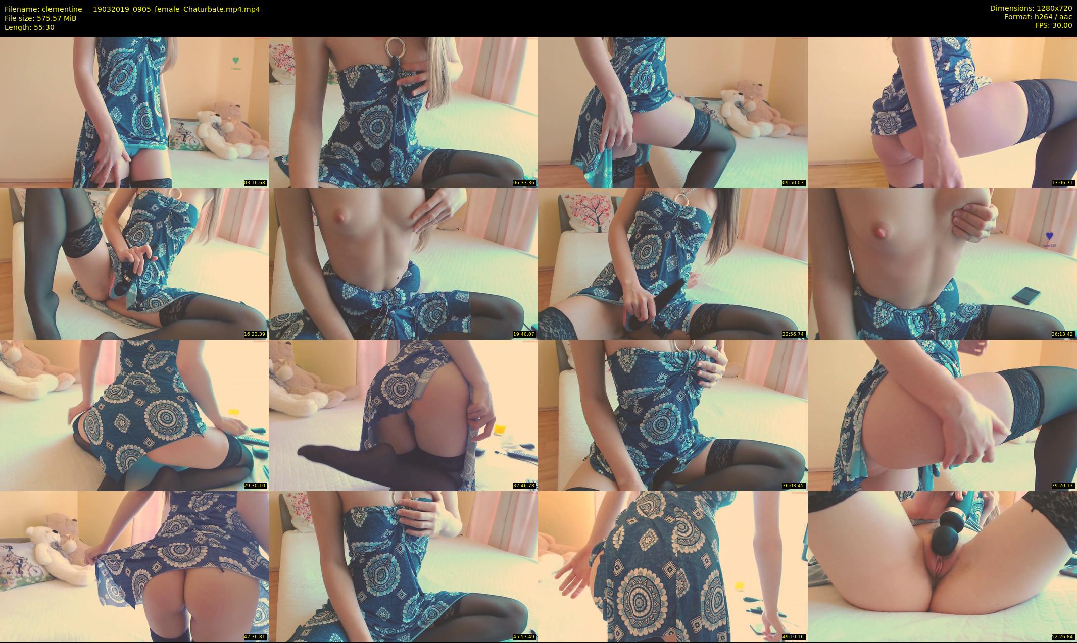 clementine__ — 56 minute Chaturbate female cam show recording, 720p, Mar 19, 2019