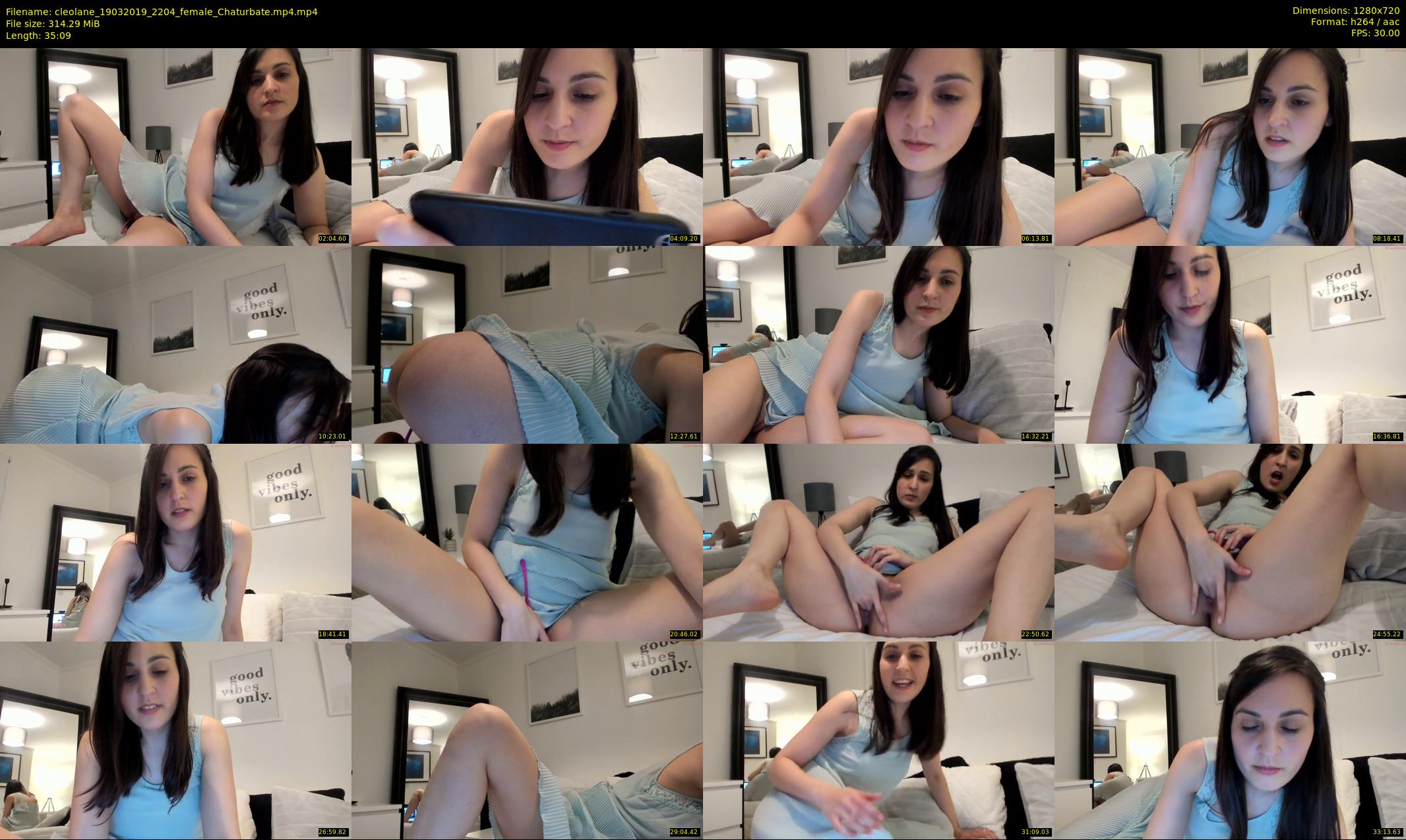 cleolane — 36 minute Chaturbate female cam show recording, 720p, Mar 19, 2019