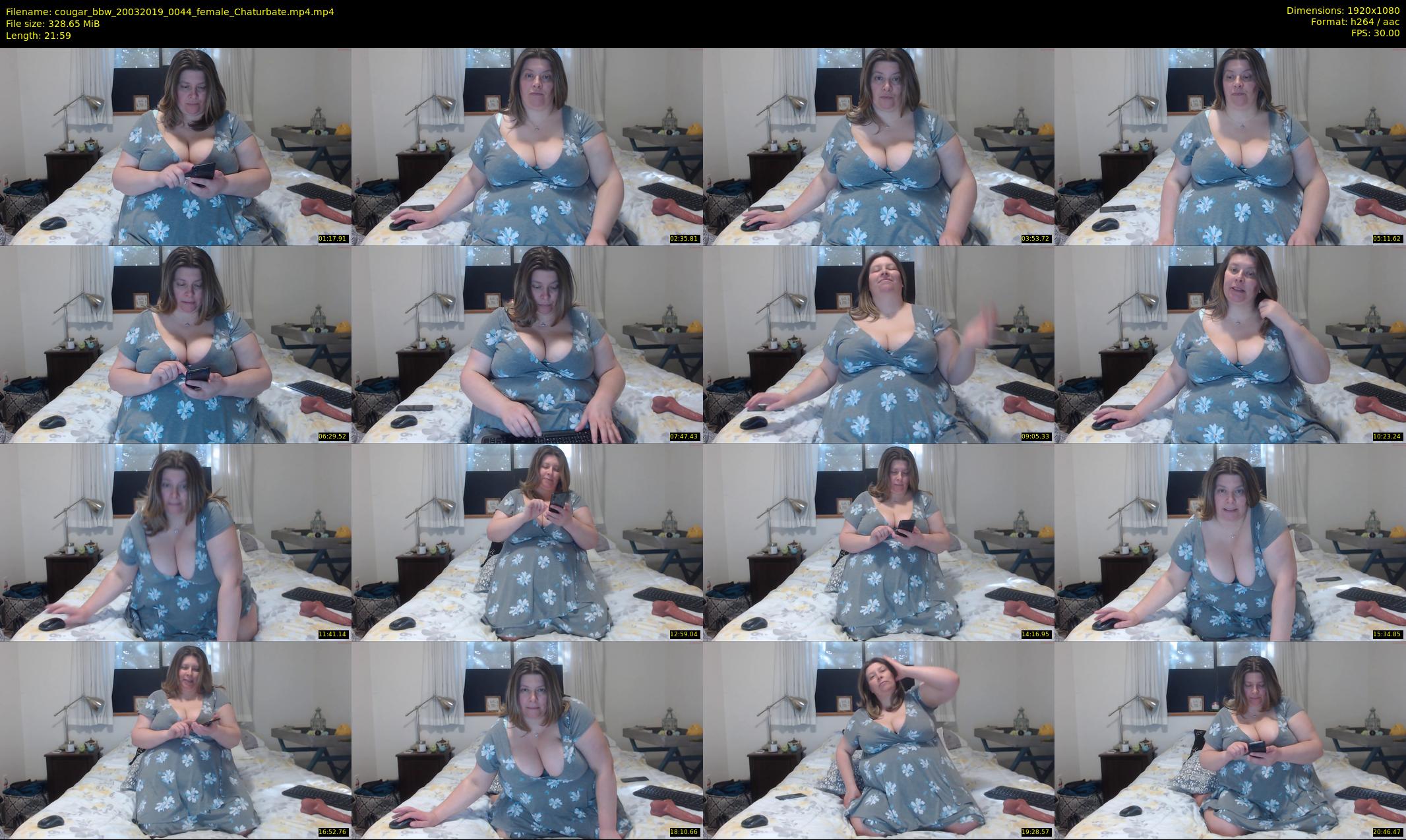 cougar_bbw — 22 minute Chaturbate female cam show recording, 1080p, Mar 20, 2019