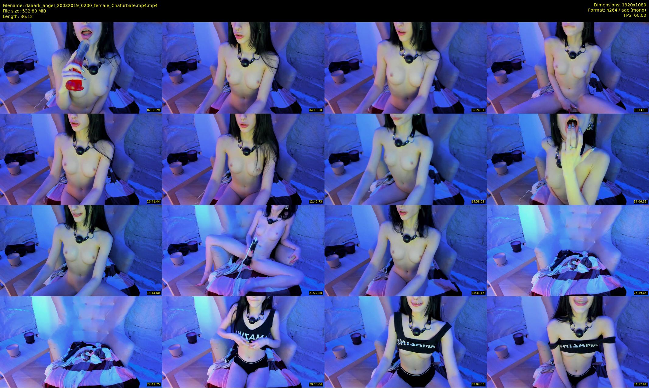 daaark_angel — 37 minute Chaturbate female cam show recording, 1080p, Mar 20, 2019