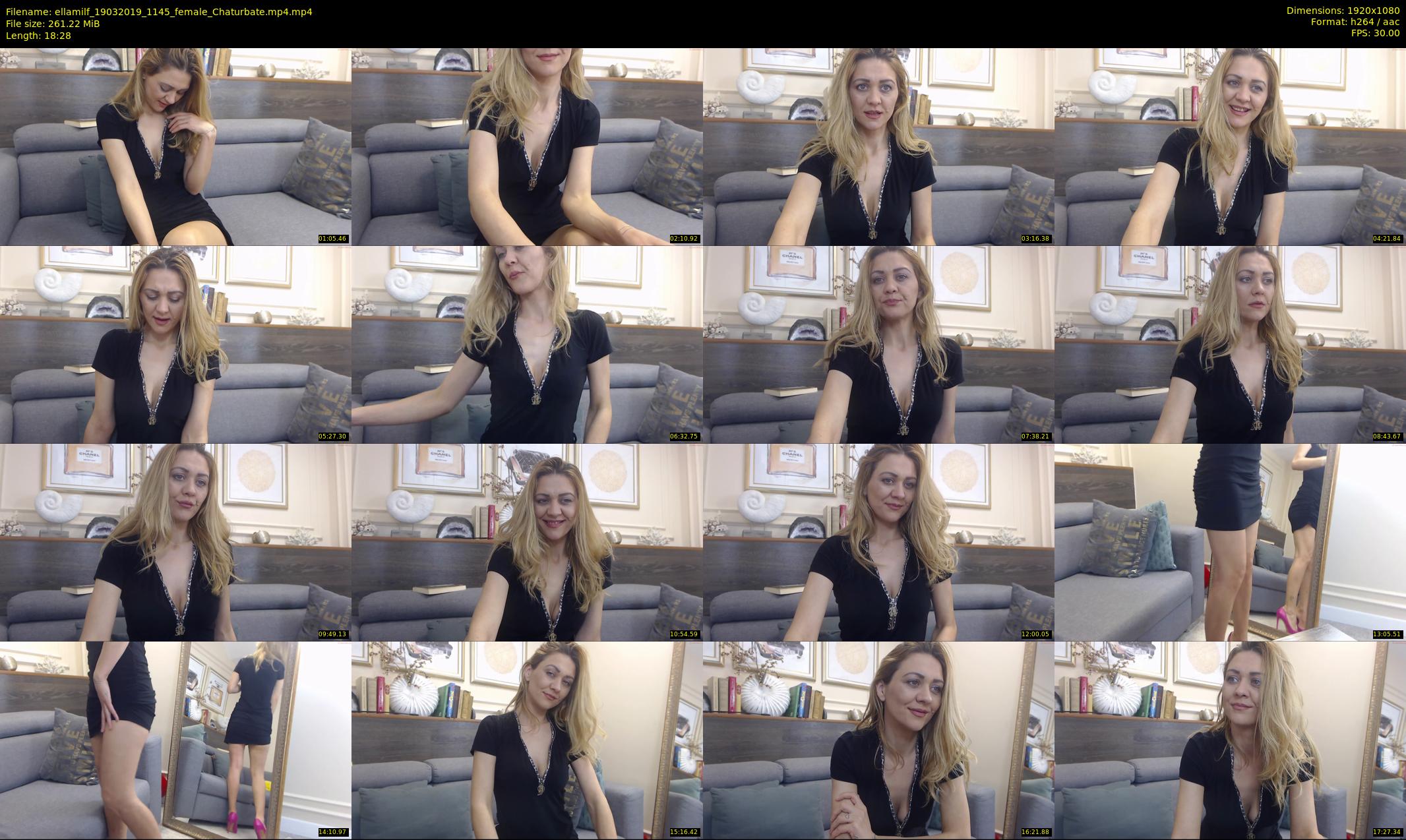ellamilf — 19 minute Chaturbate female cam show recording, 1080p, Mar 19, 2019