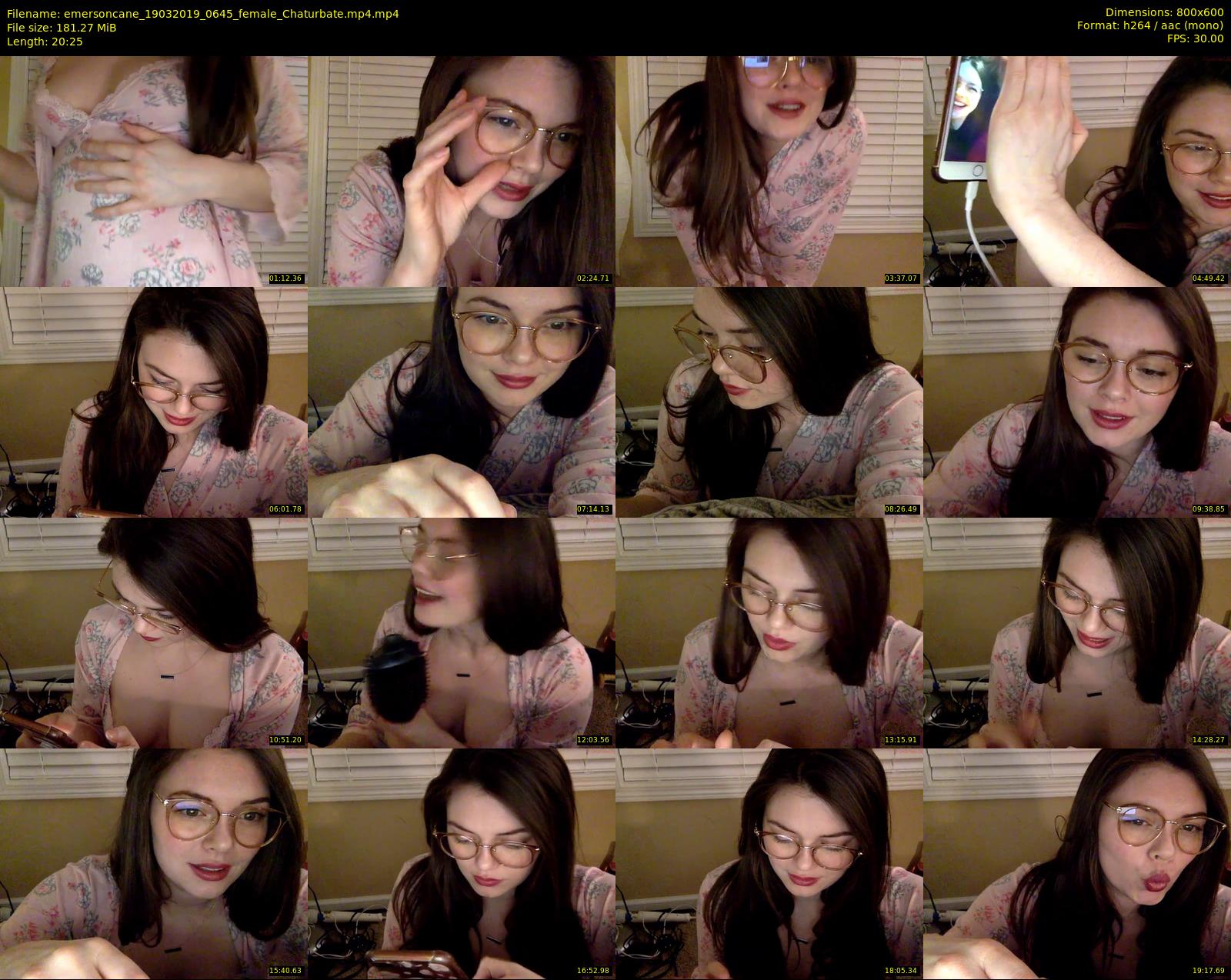 emersoncane — 21 minute Chaturbate female cam show recording, 480p, Mar 19, 2019