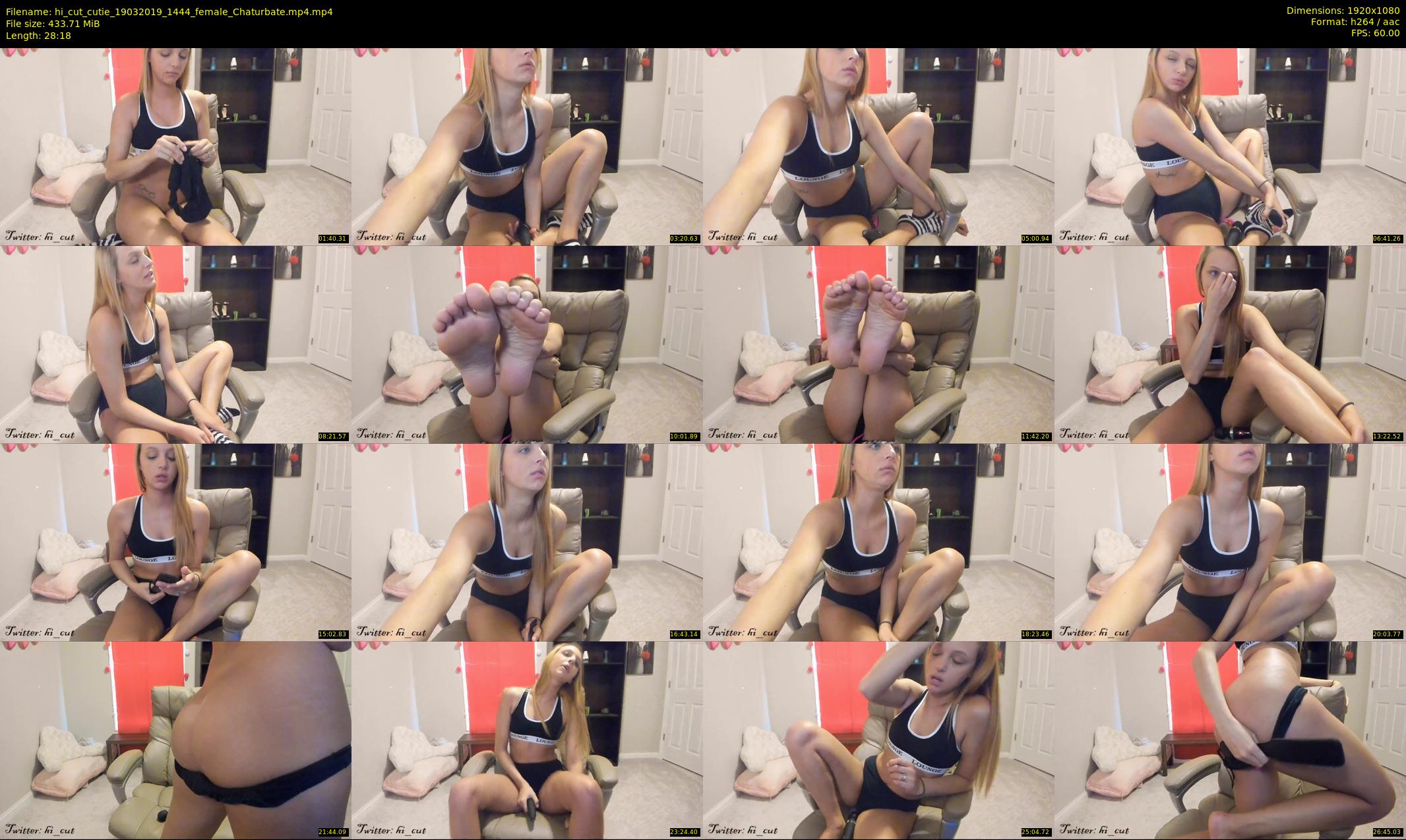 hi_cut_cutie — 29 minute Chaturbate female cam show recording, 1080p, Mar 19, 2019
