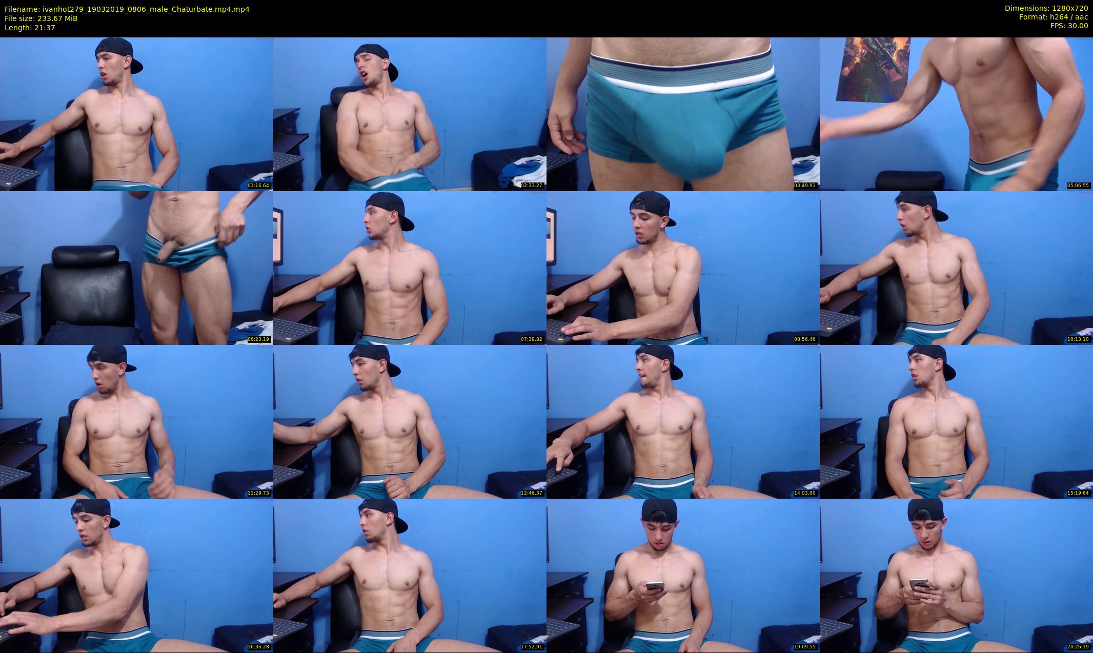 ivanhot279 — 22 minute Chaturbate male cam show recording, 720p, Mar 19, 2019