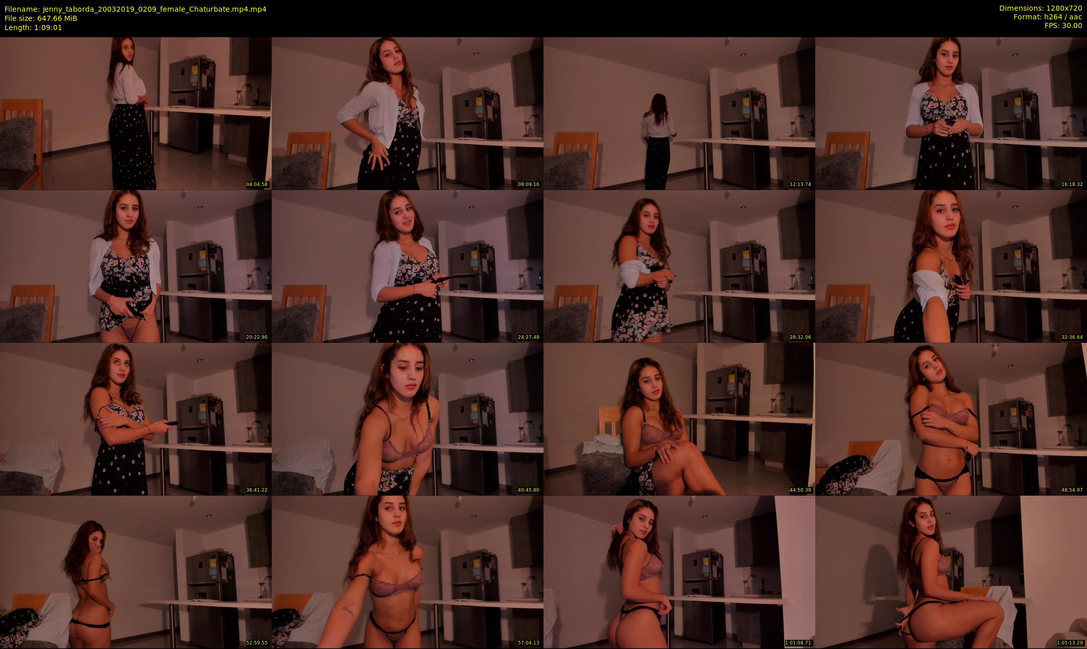 jenny_taborda — 70 minute Chaturbate female cam show recording, 720p, Mar 20, 2019