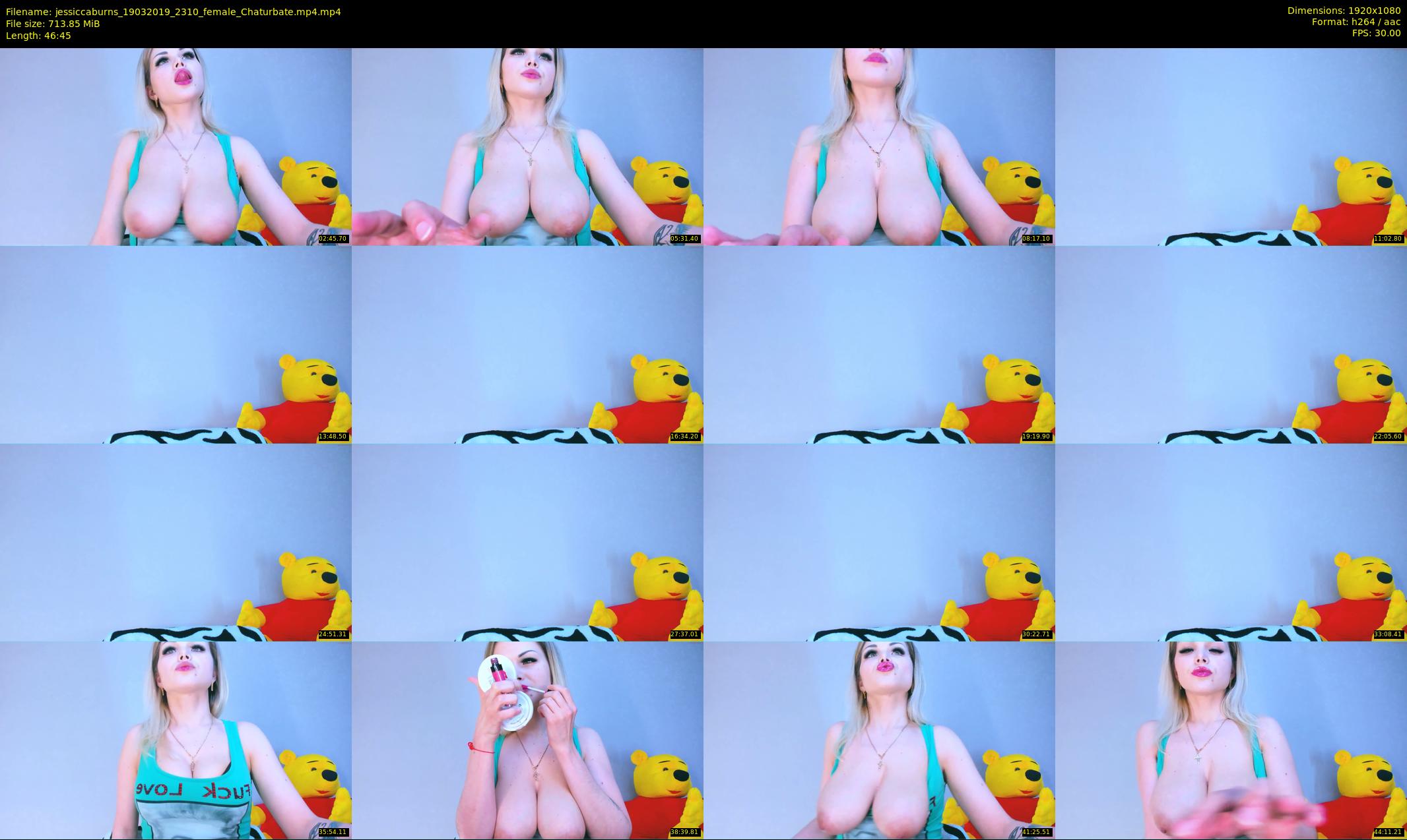 jessiccaburns — 47 minute Chaturbate female cam show recording, 1080p, Mar 19, 2019