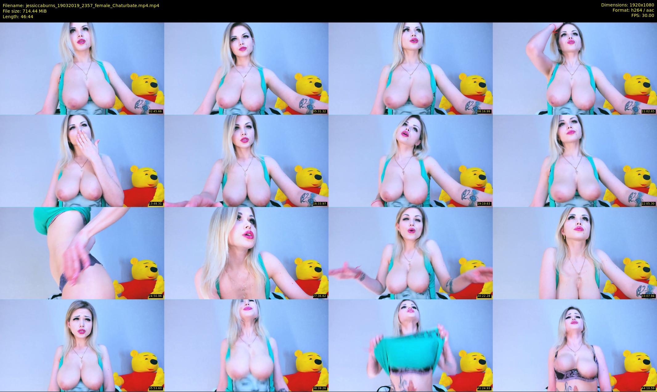 jessiccaburns — 47 minute Chaturbate female cam show recording, 1080p, Mar 19, 2019