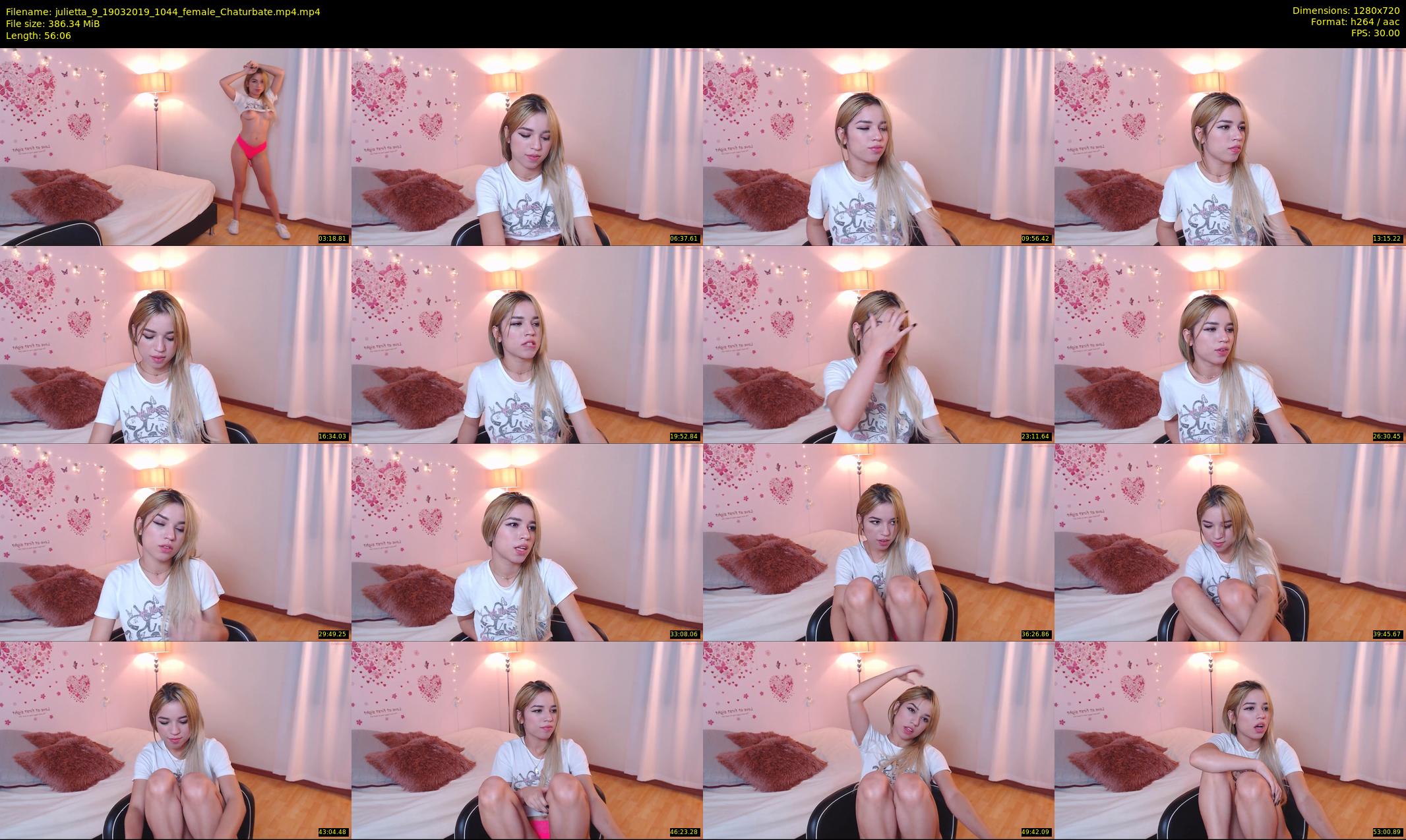 julietta_9 — 57 minute Chaturbate female cam show recording, 720p, Mar 19, 2019