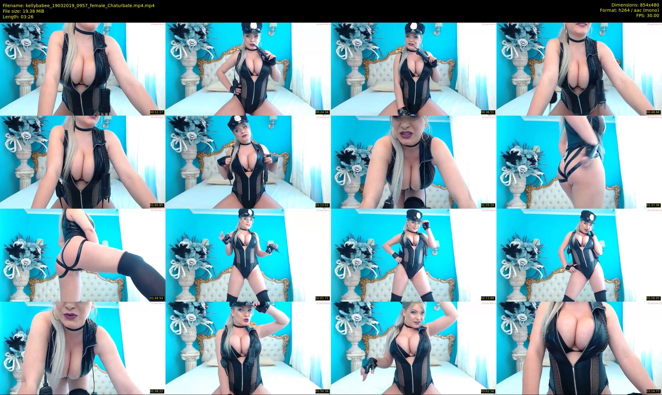 kellybabee — 4 minute Chaturbate female cam show recording, 480p, Mar 19, 2019