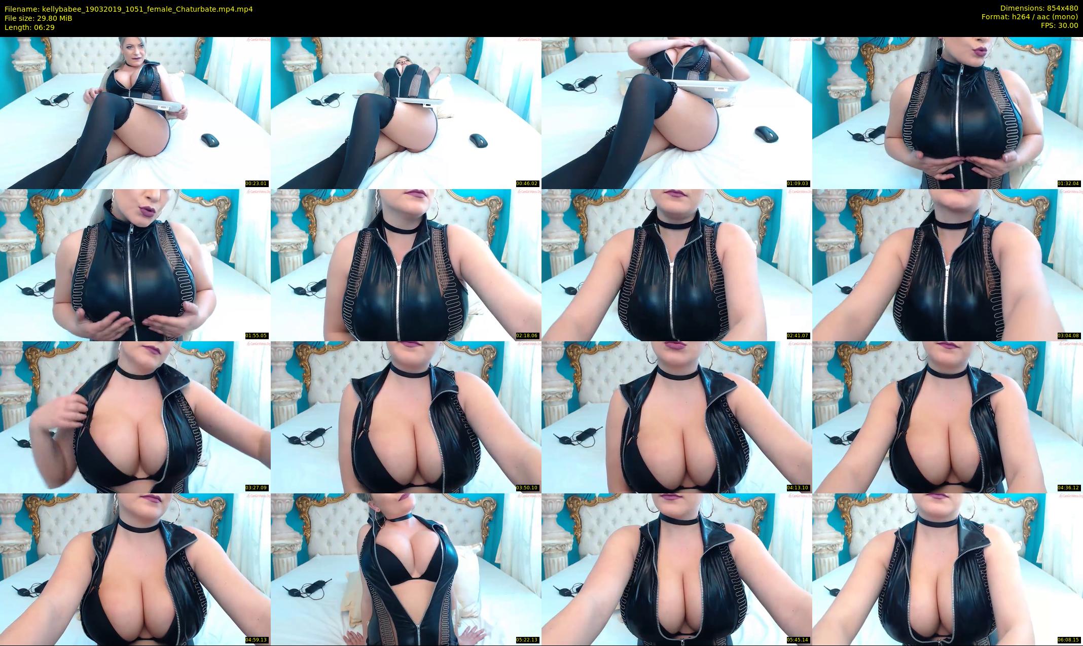 kellybabee — 7 minute Chaturbate female cam show recording, 480p, Mar 19, 2019