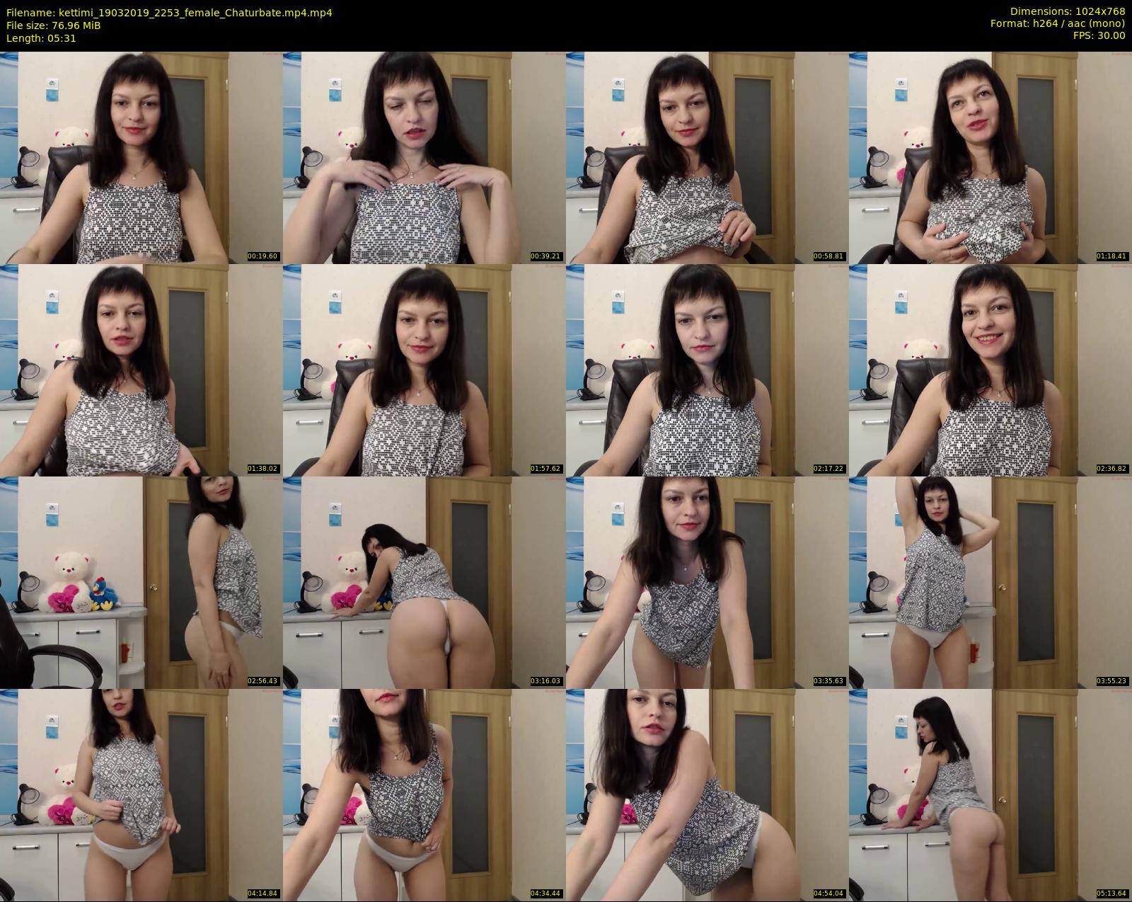 kettimi — 6 minute Chaturbate female cam show recording, 720p, Mar 19, 2019