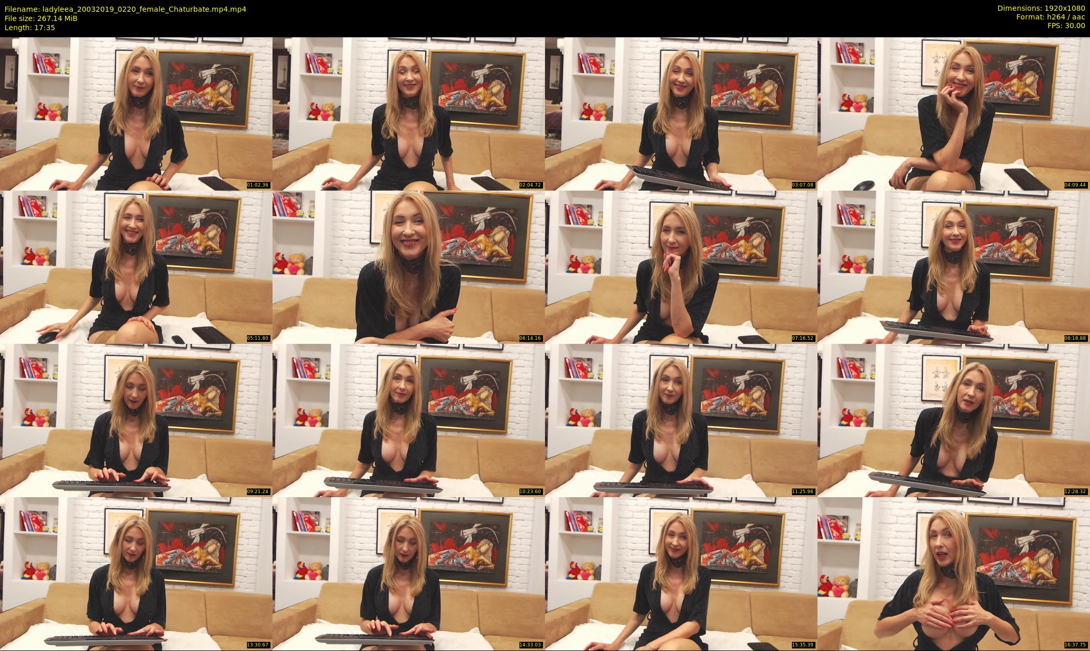 ladyleea — 18 minute Chaturbate female cam show recording, 1080p, Mar 20, 2019