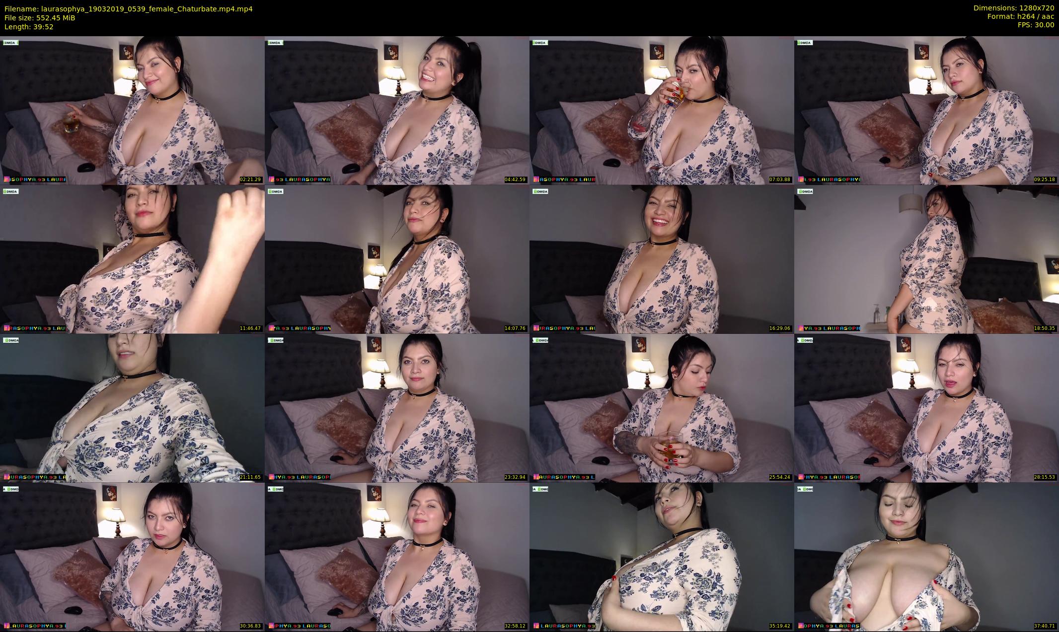 laurasophya — 40 minute Chaturbate female cam show recording, 720p, Mar 19, 2019