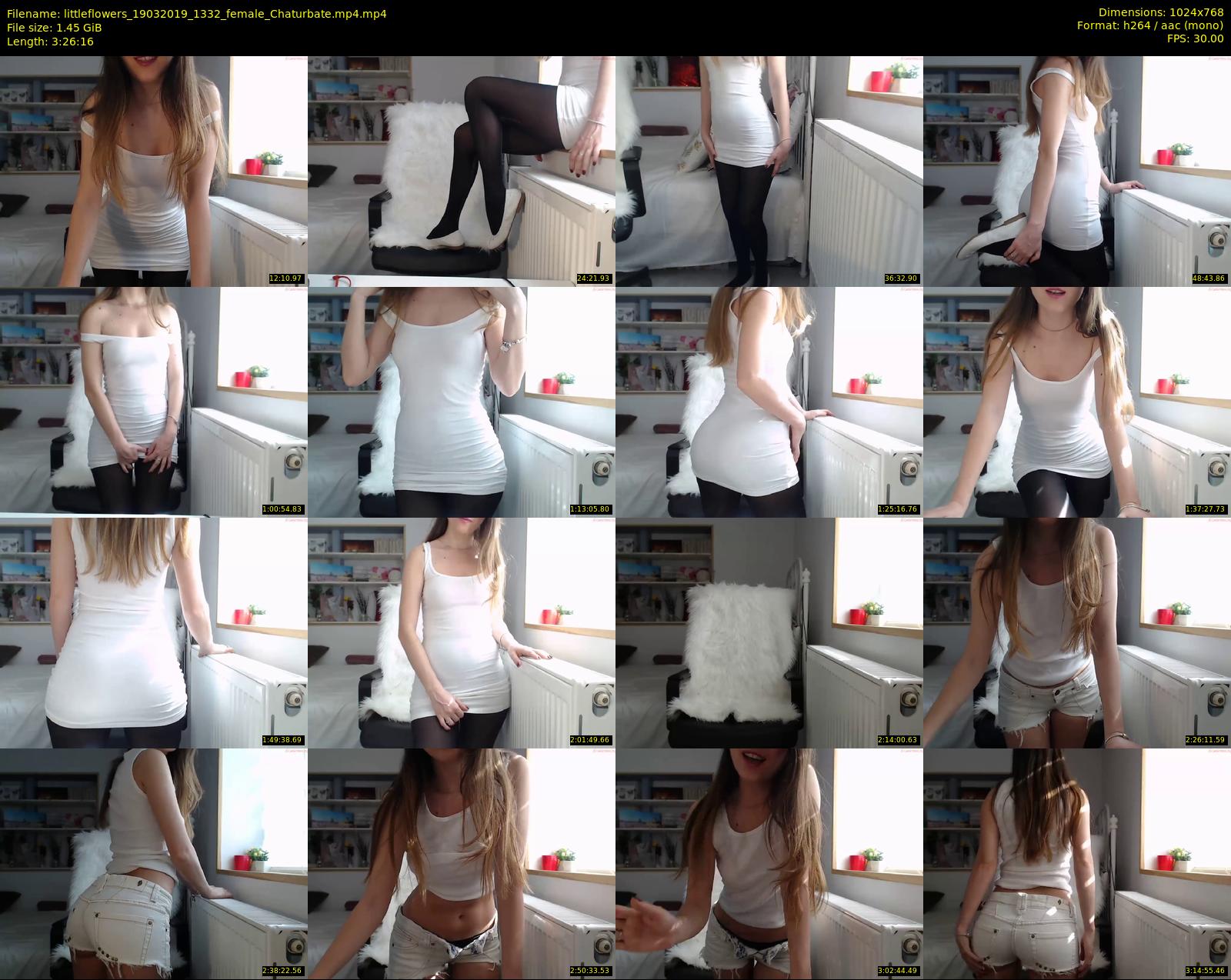 littleflowers — 207 minute Chaturbate female cam show recording, 720p, Mar 19, 2019