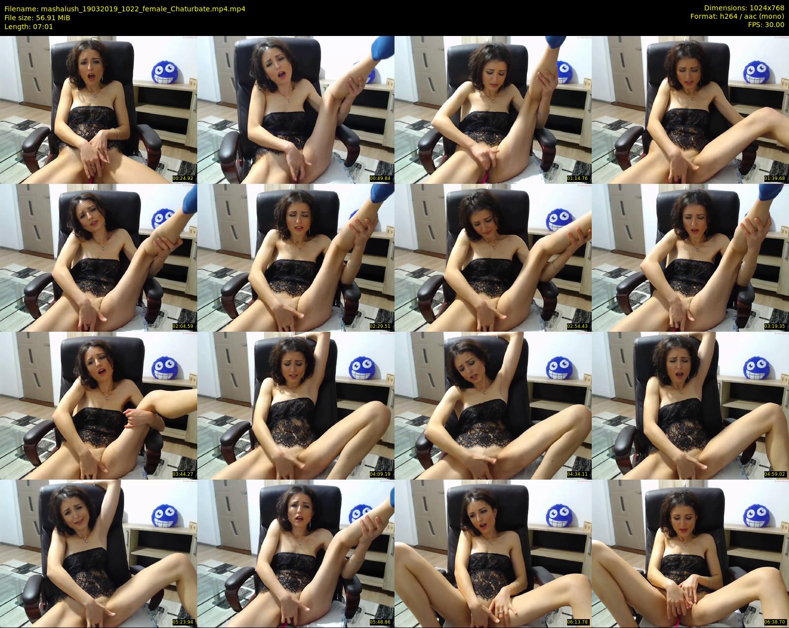 mashalush — 8 minute Chaturbate female cam show recording, 720p, Mar 19, 2019