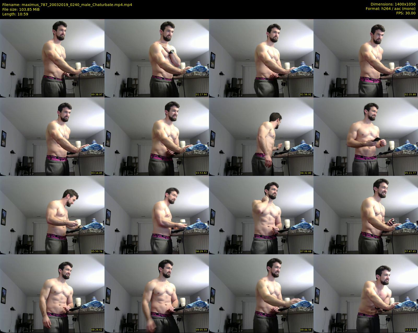 maximus_787 — 11 minute Chaturbate male cam show recording, 720p, Mar 20, 2019