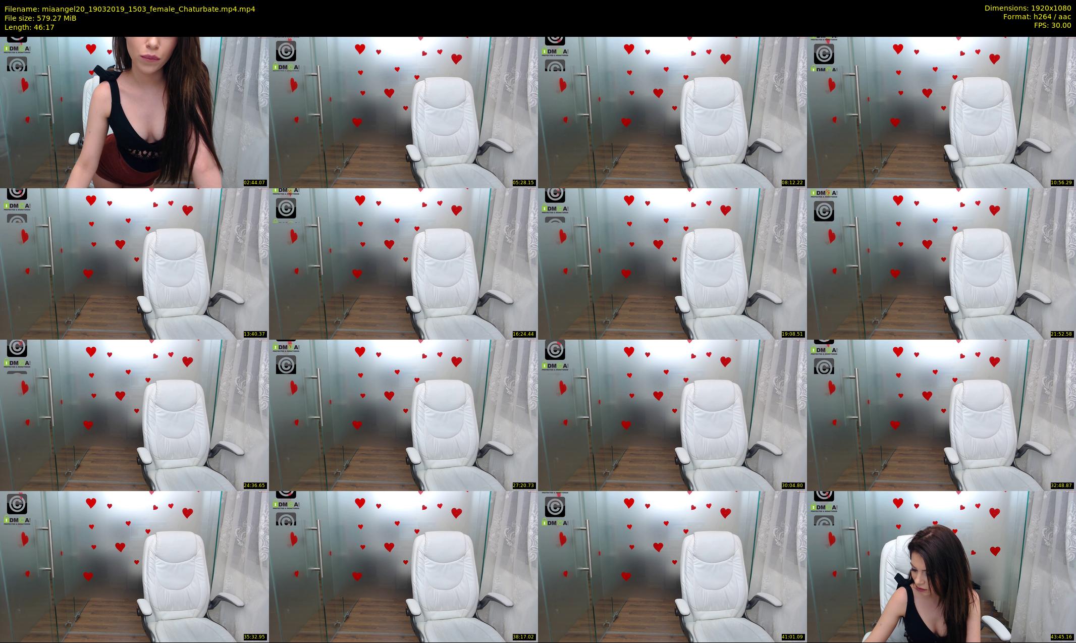 miaangel20 — 47 minute Chaturbate female cam show recording, 1080p, Mar 19, 2019