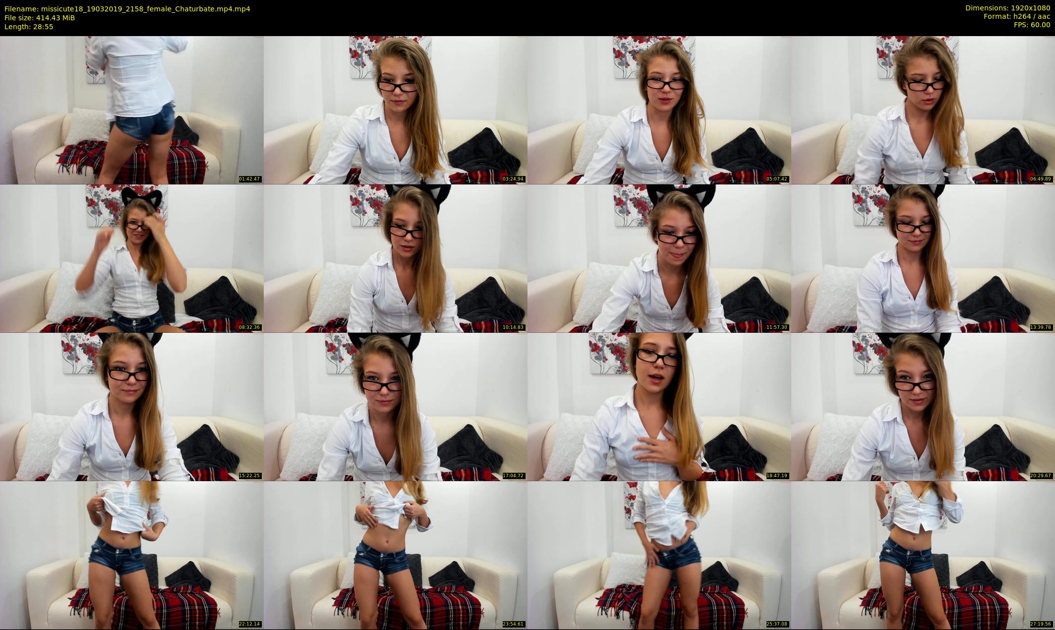 missicute18 — 29 minute Chaturbate female cam show recording, 1080p, Mar 19, 2019