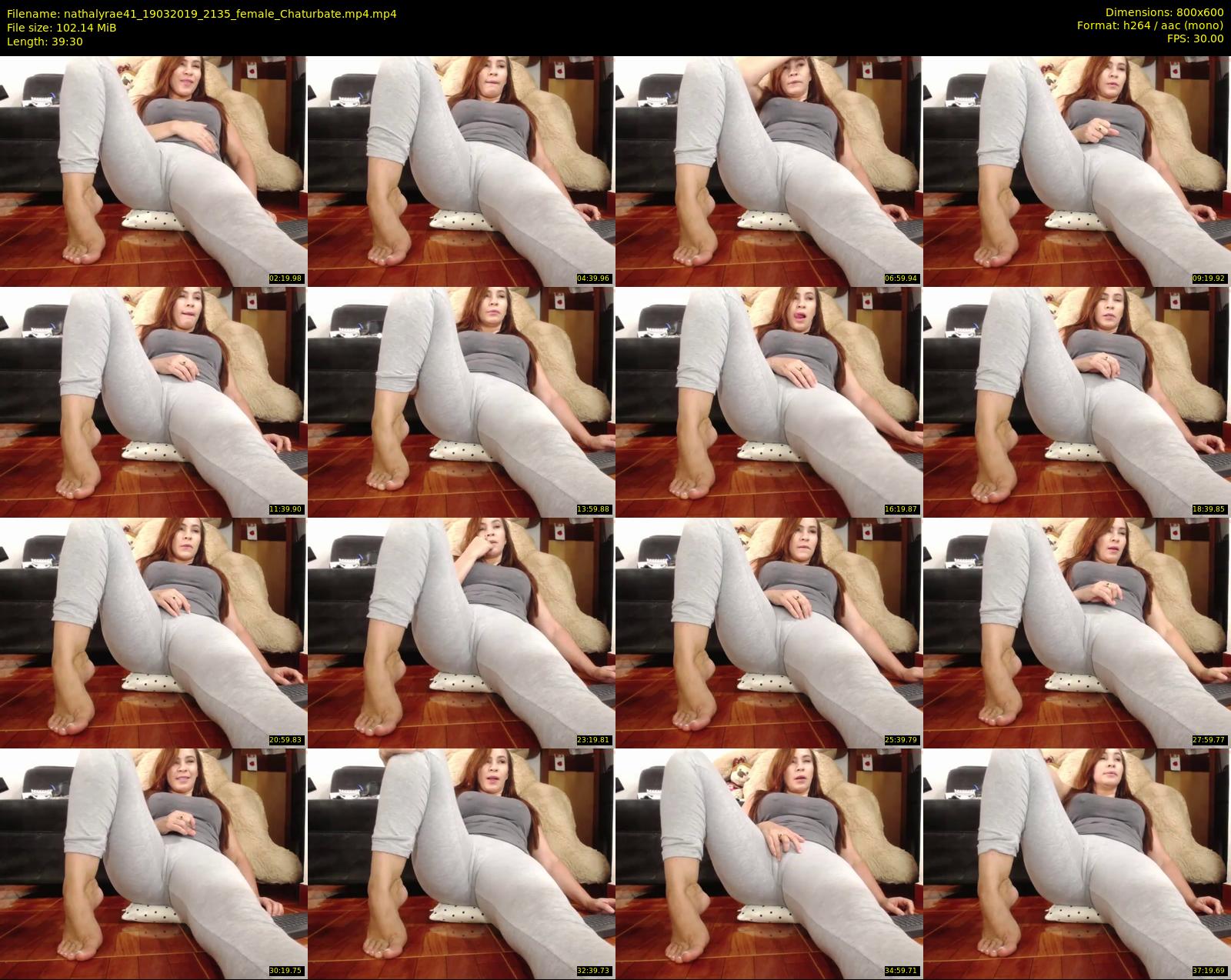 nathalyrae41 — 40 minute Chaturbate female cam show recording, 480p, Mar 19, 2019
