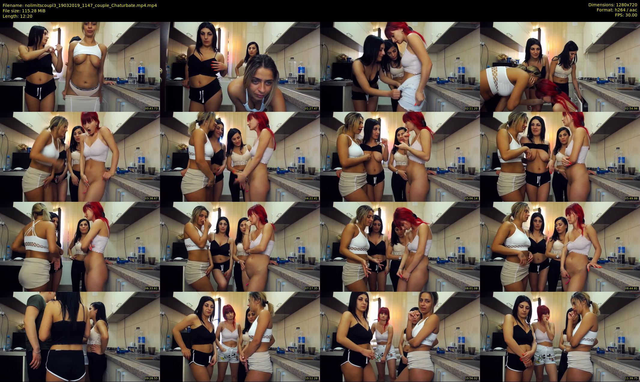 nolimitscoupl3 — 13 minute Chaturbate couple cam show recording, 720p, Mar 19, 2019