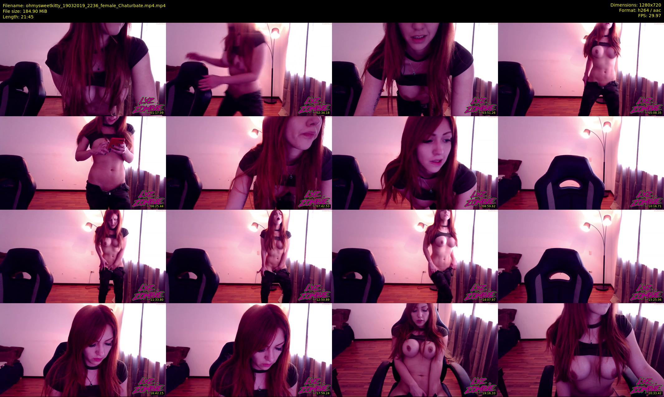 ohmysweetkitty — 22 minute Chaturbate female cam show recording, 720p, Mar 19, 2019