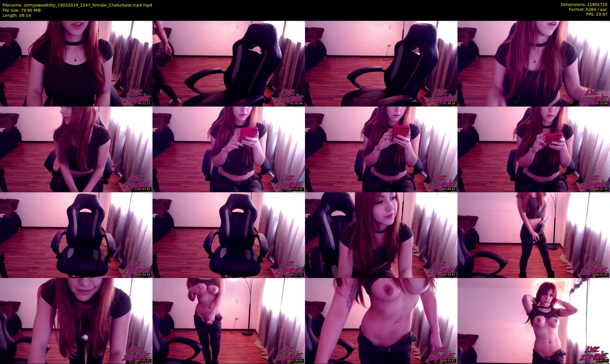 ohmysweetkitty — 10 minute Chaturbate female cam show recording, 720p, Mar 19, 2019