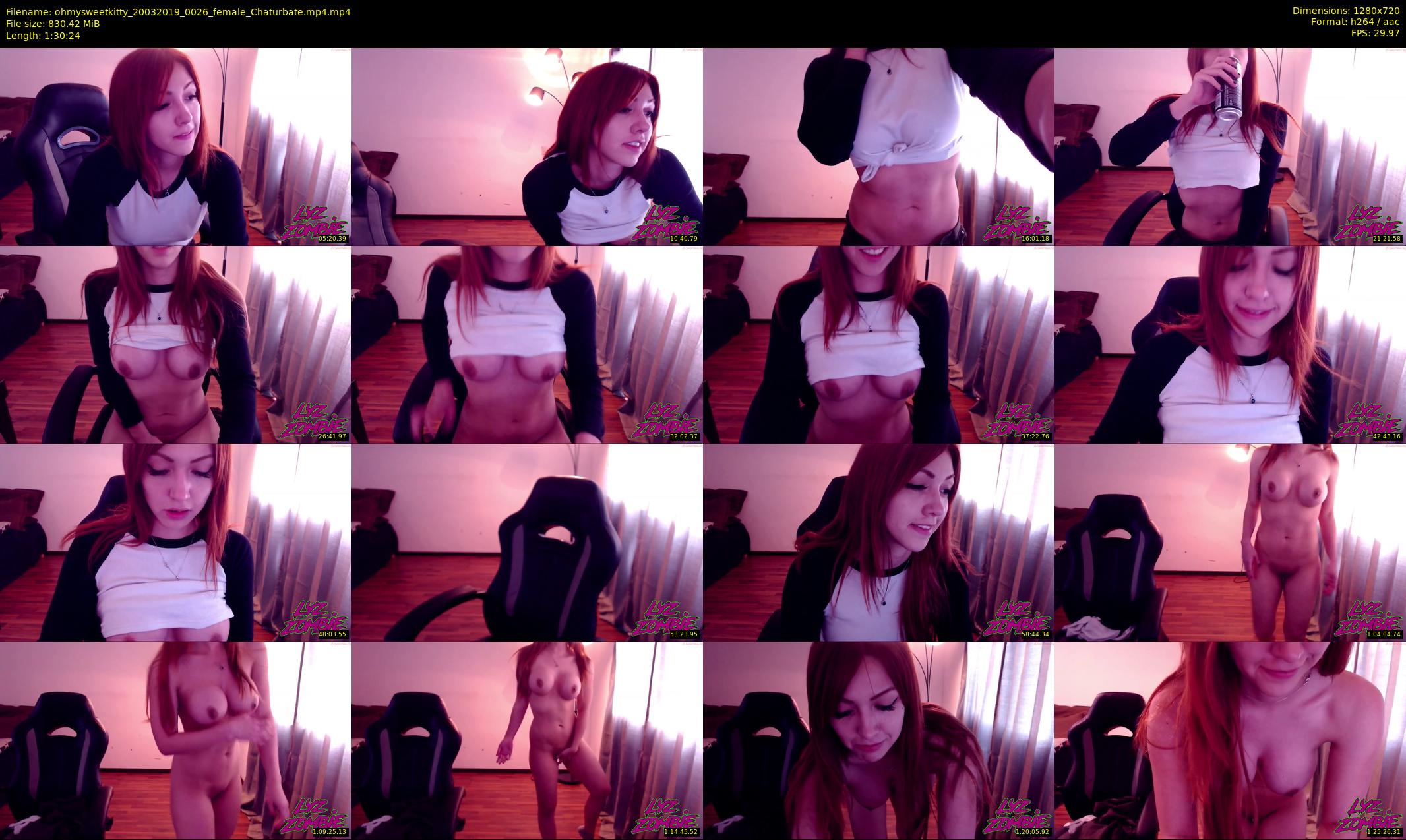 ohmysweetkitty — 91 minute Chaturbate female cam show recording, 720p, Mar 20, 2019