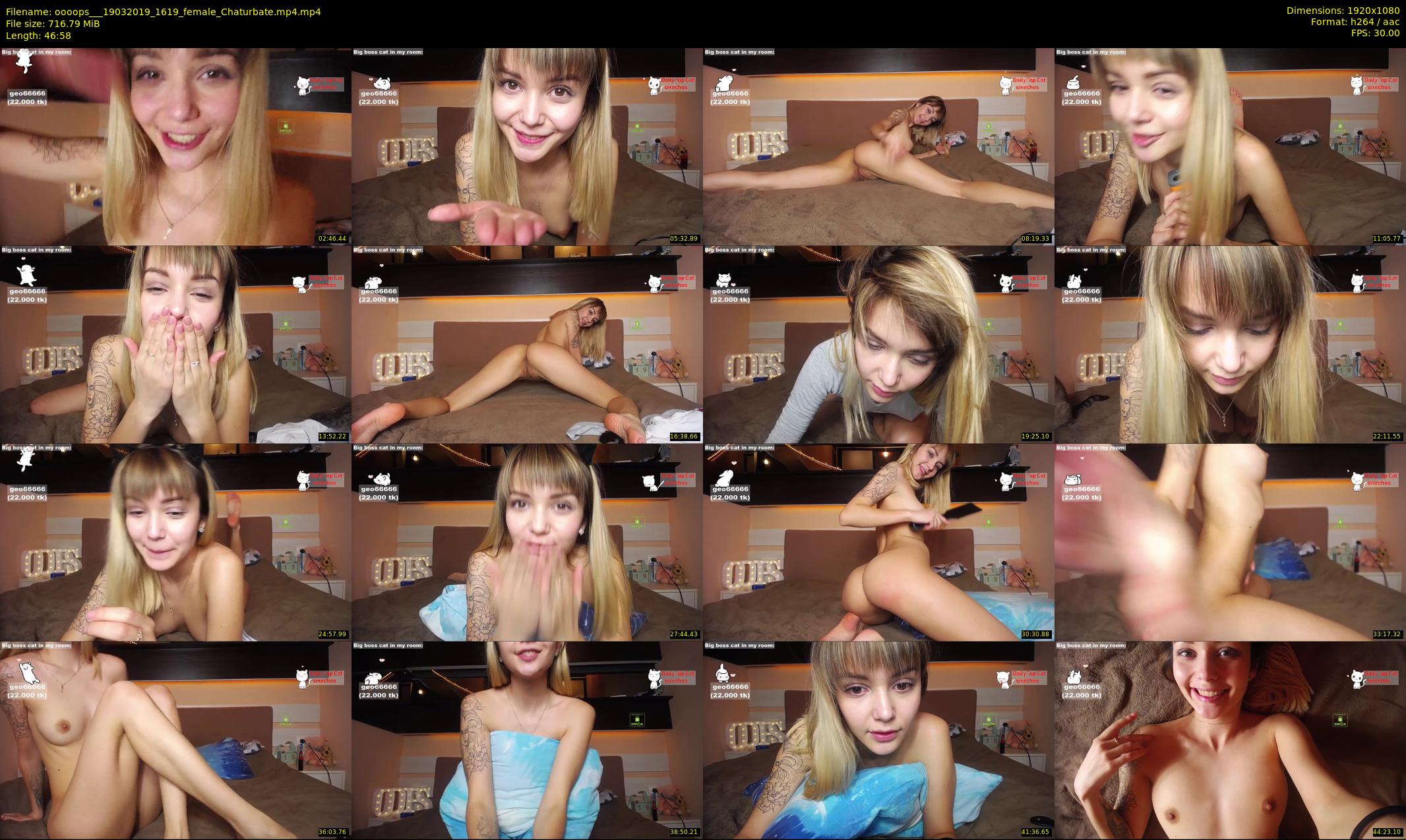 oooops__ — 47 minute Chaturbate female cam show recording, 1080p, Mar 19, 2019