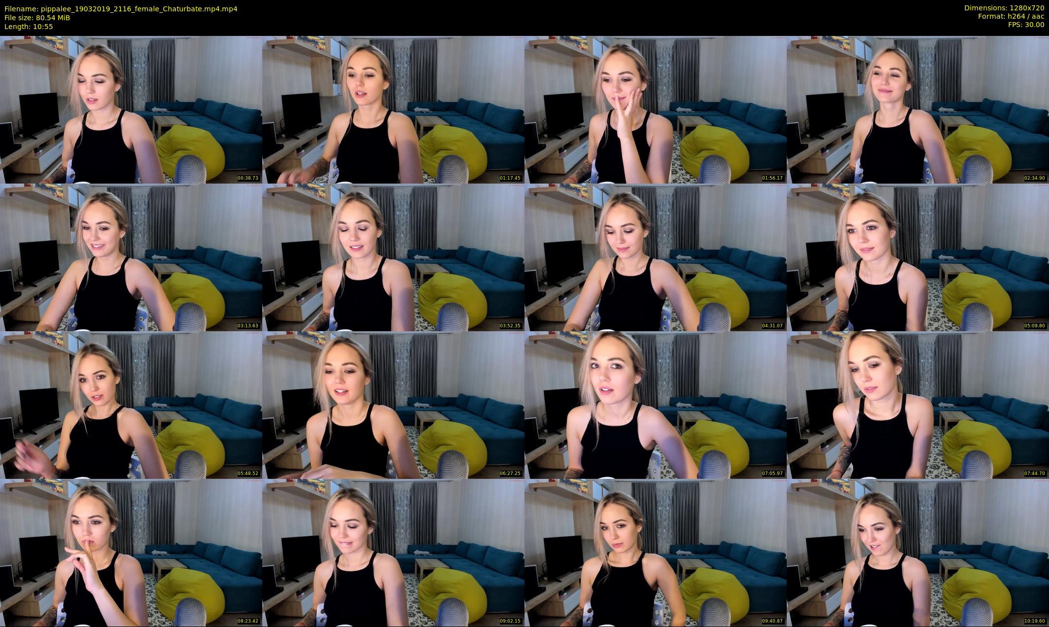 pippalee — 11 minute Chaturbate female cam show recording, 720p, Mar 19, 2019