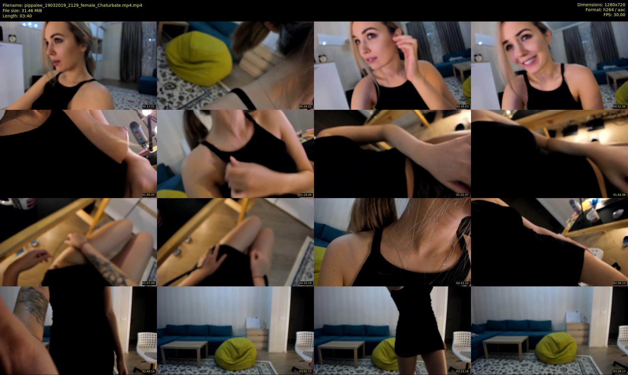 pippalee — 4 minute Chaturbate female cam show recording, 720p, Mar 19, 2019